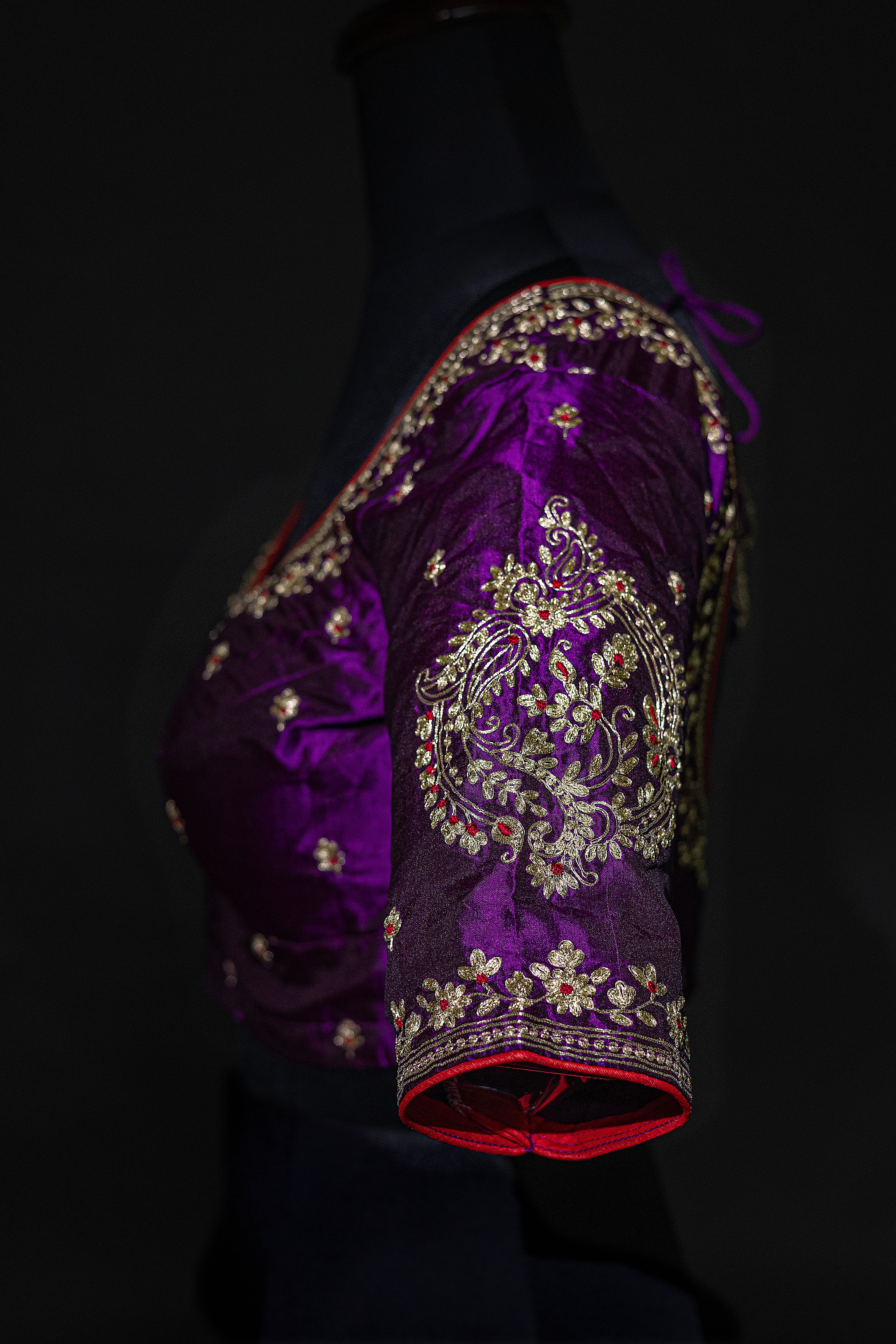 Katan Silk Pita Zari Work