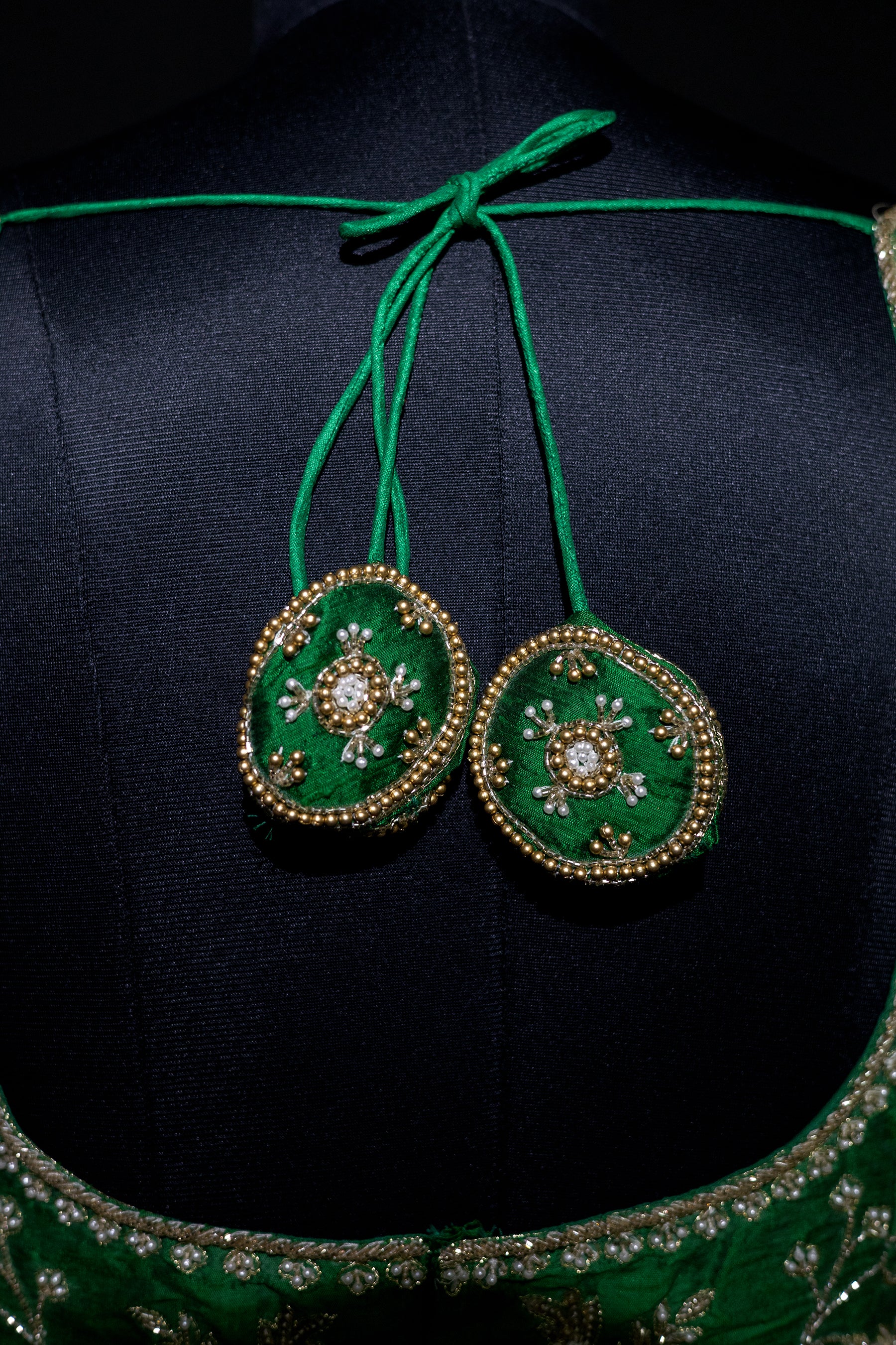 Raw Silk Zardosi Work