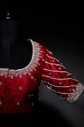 Raw Silk Zardosi Work