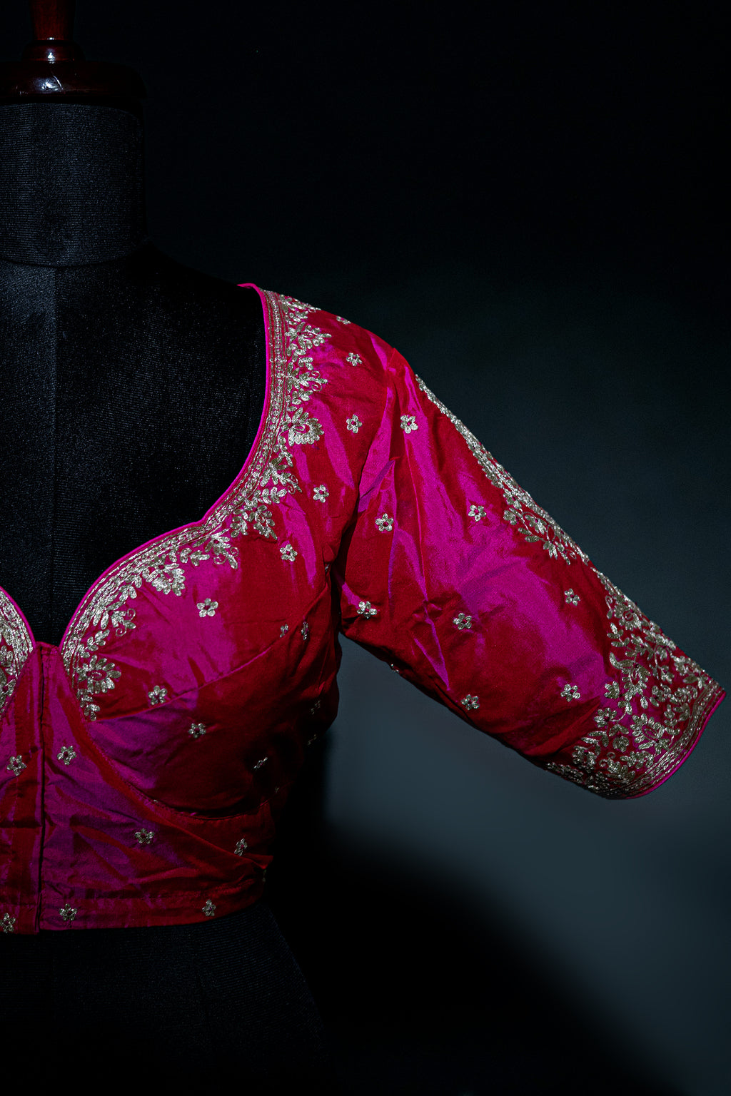 Katan Silk Pita Zari Work