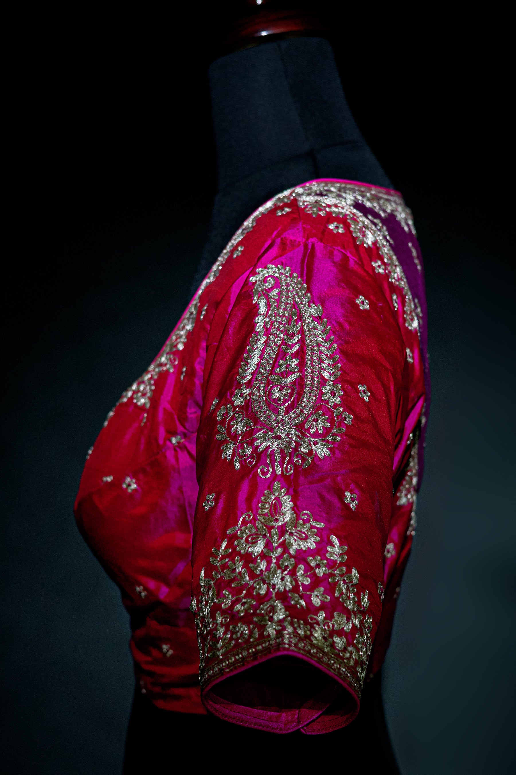 Katan Silk Pita Zari Work