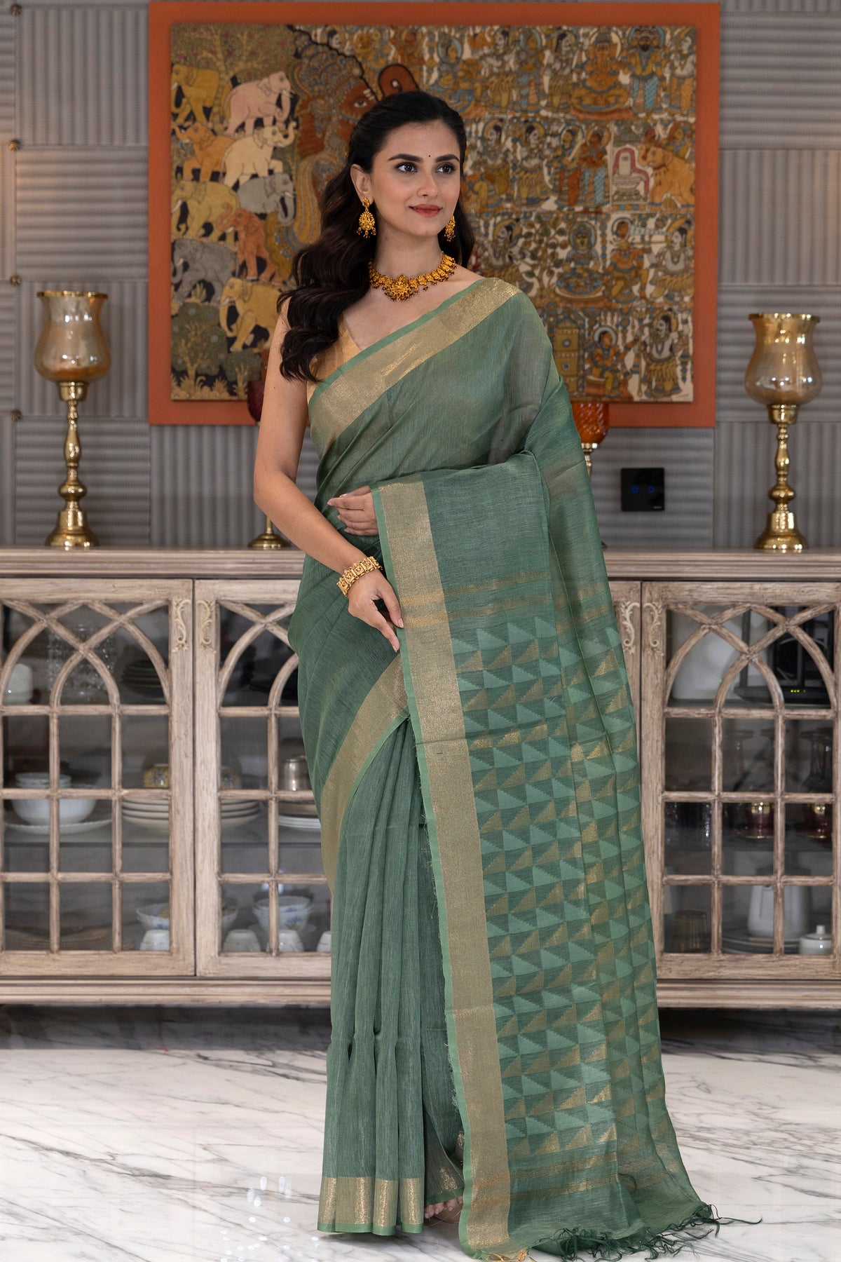 Linen Zari Par