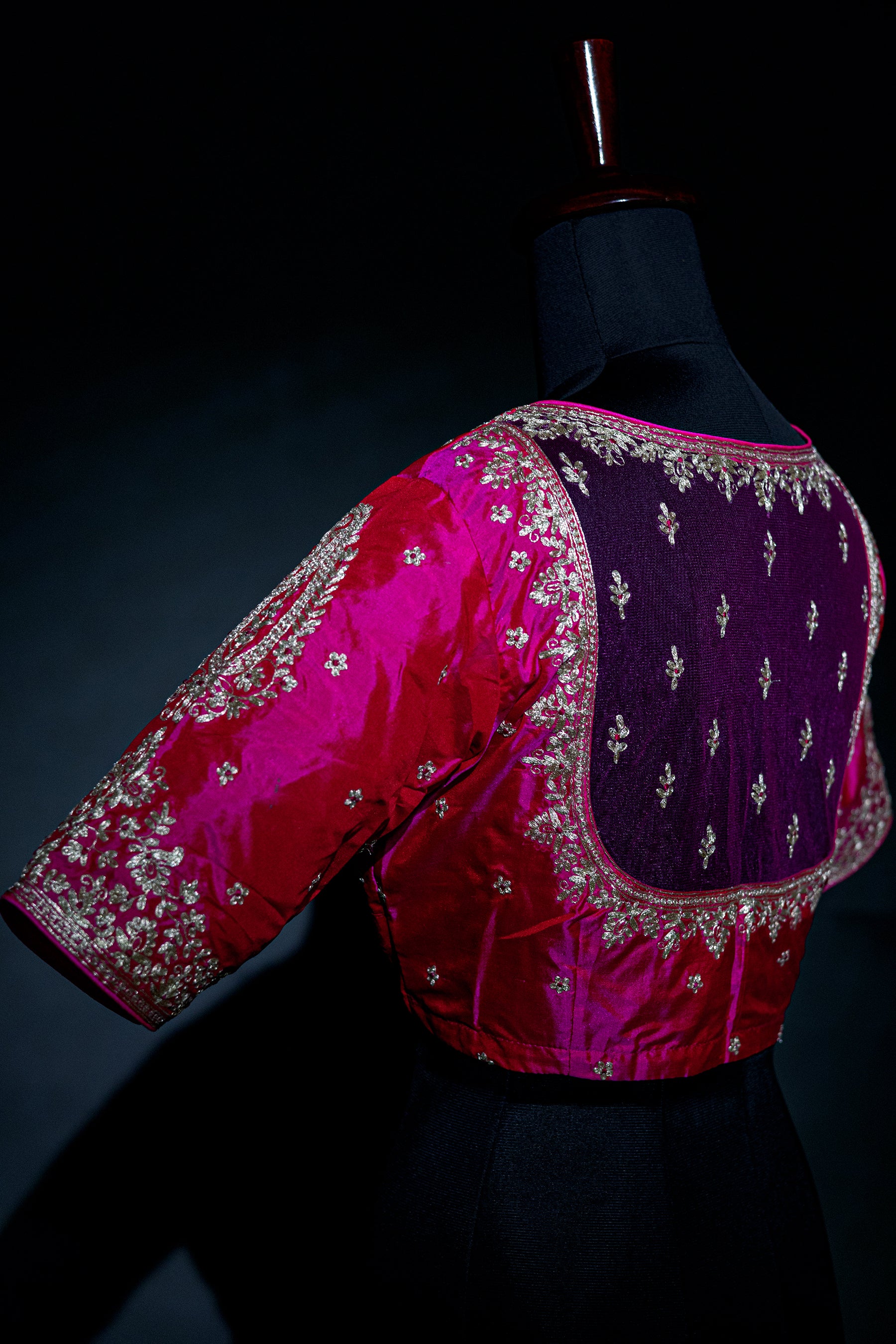 Katan Silk Pita Zari Work