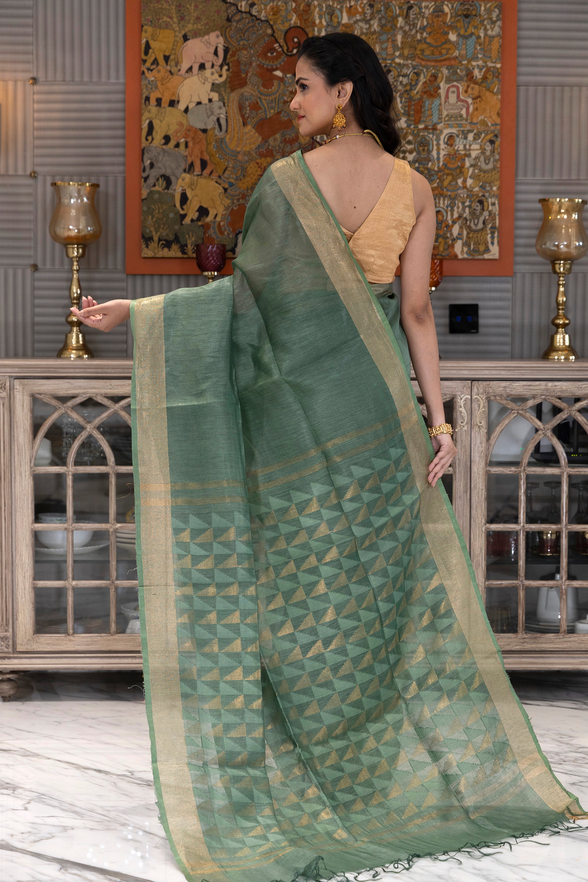 Linen Zari Par