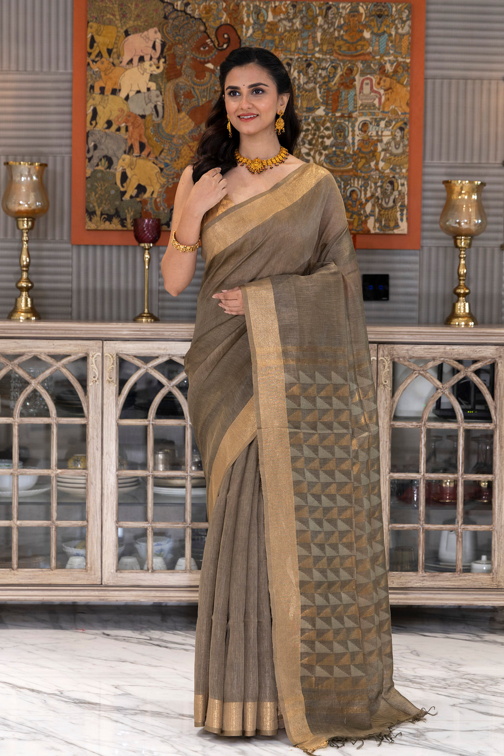 Linen Zari Par