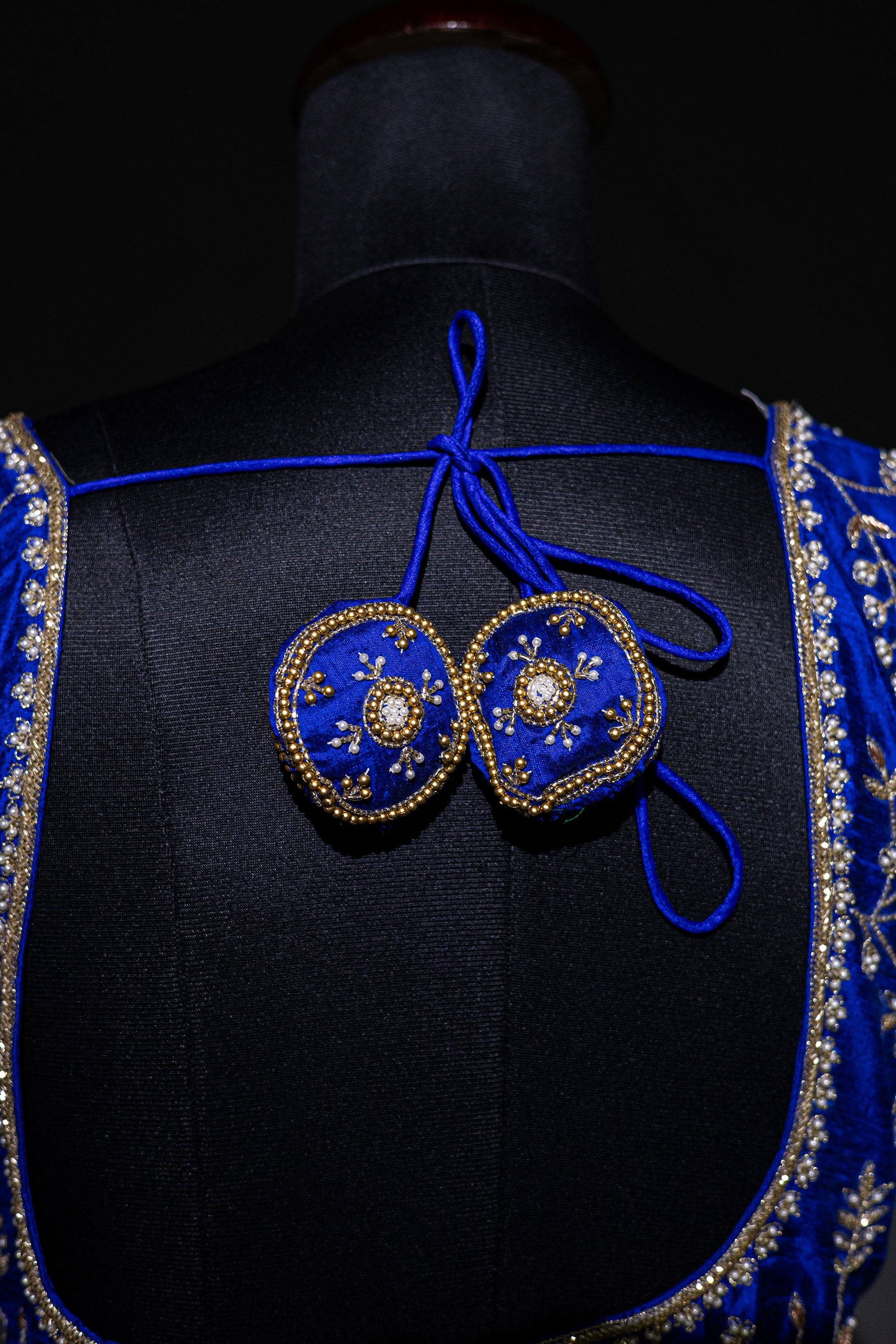 Raw Silk Zardosi Work