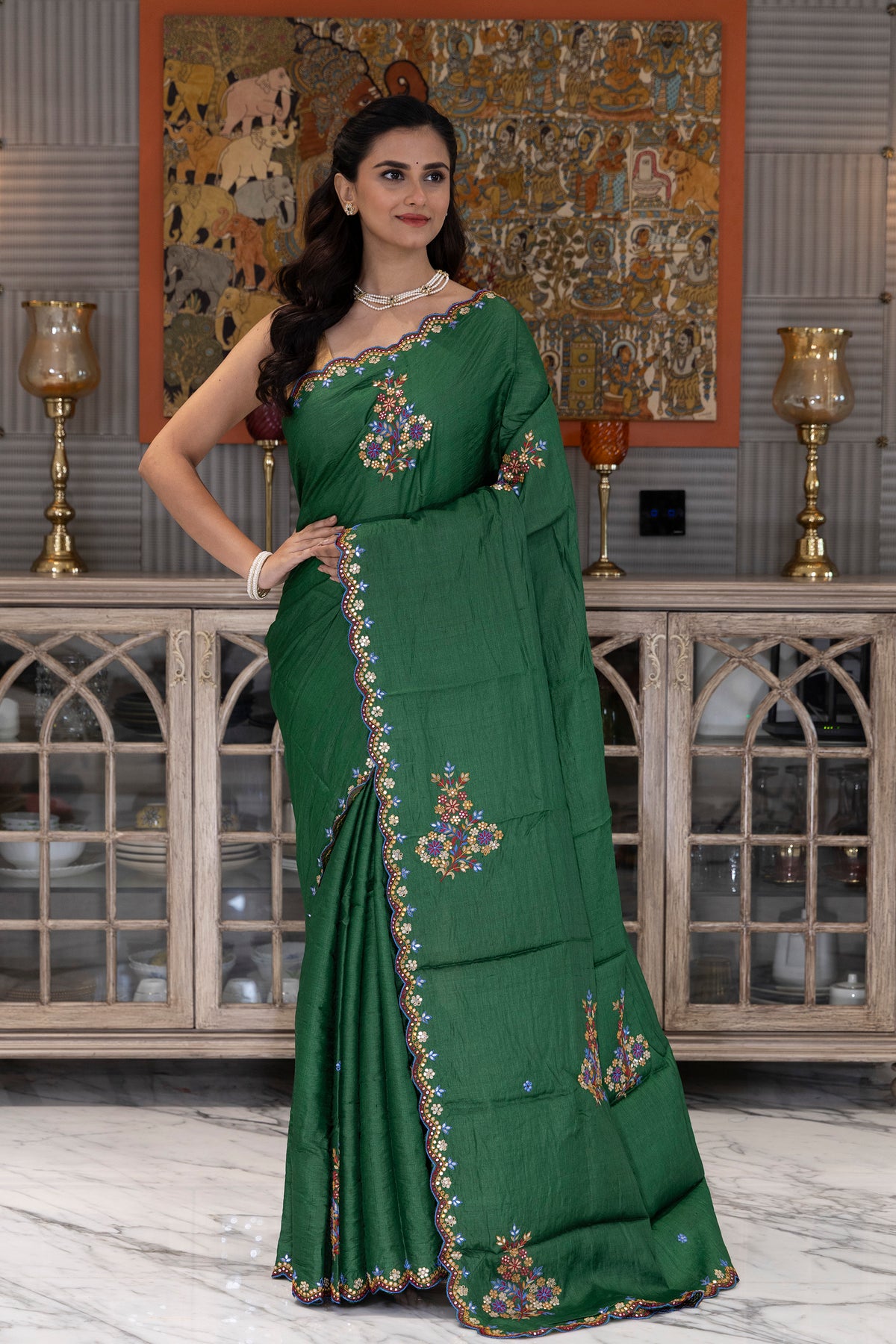 Tussar Handwork
