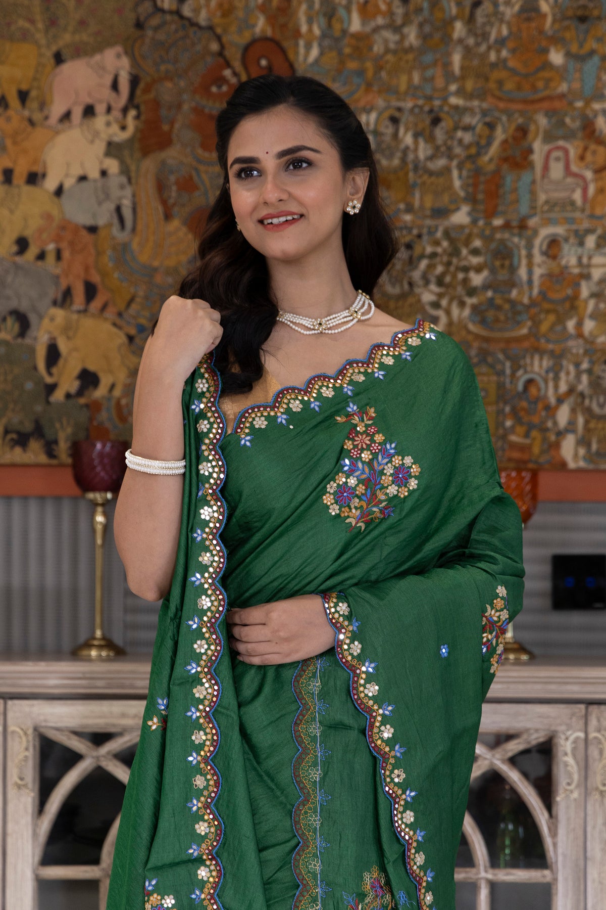 Tussar Handwork