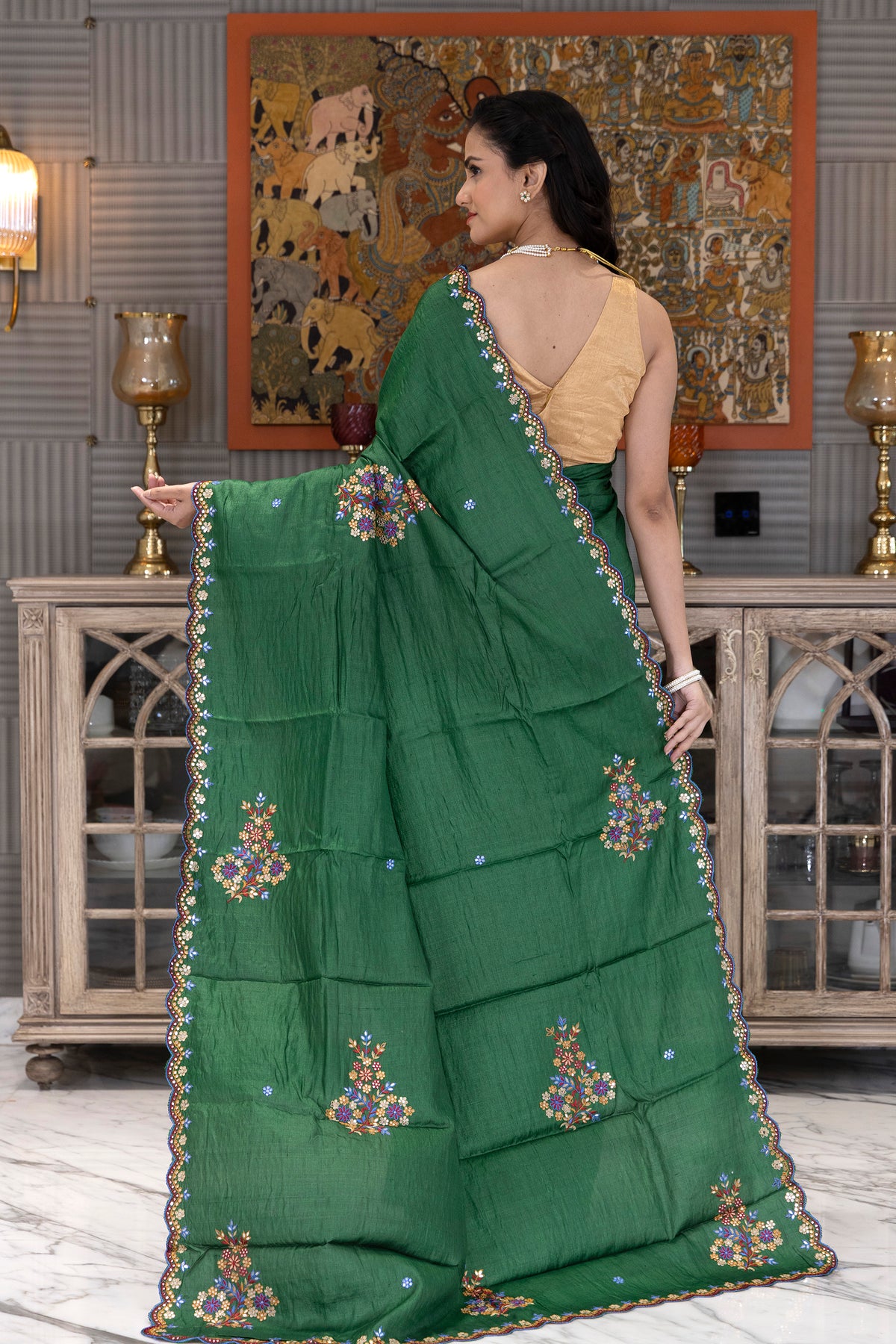 Tussar Handwork
