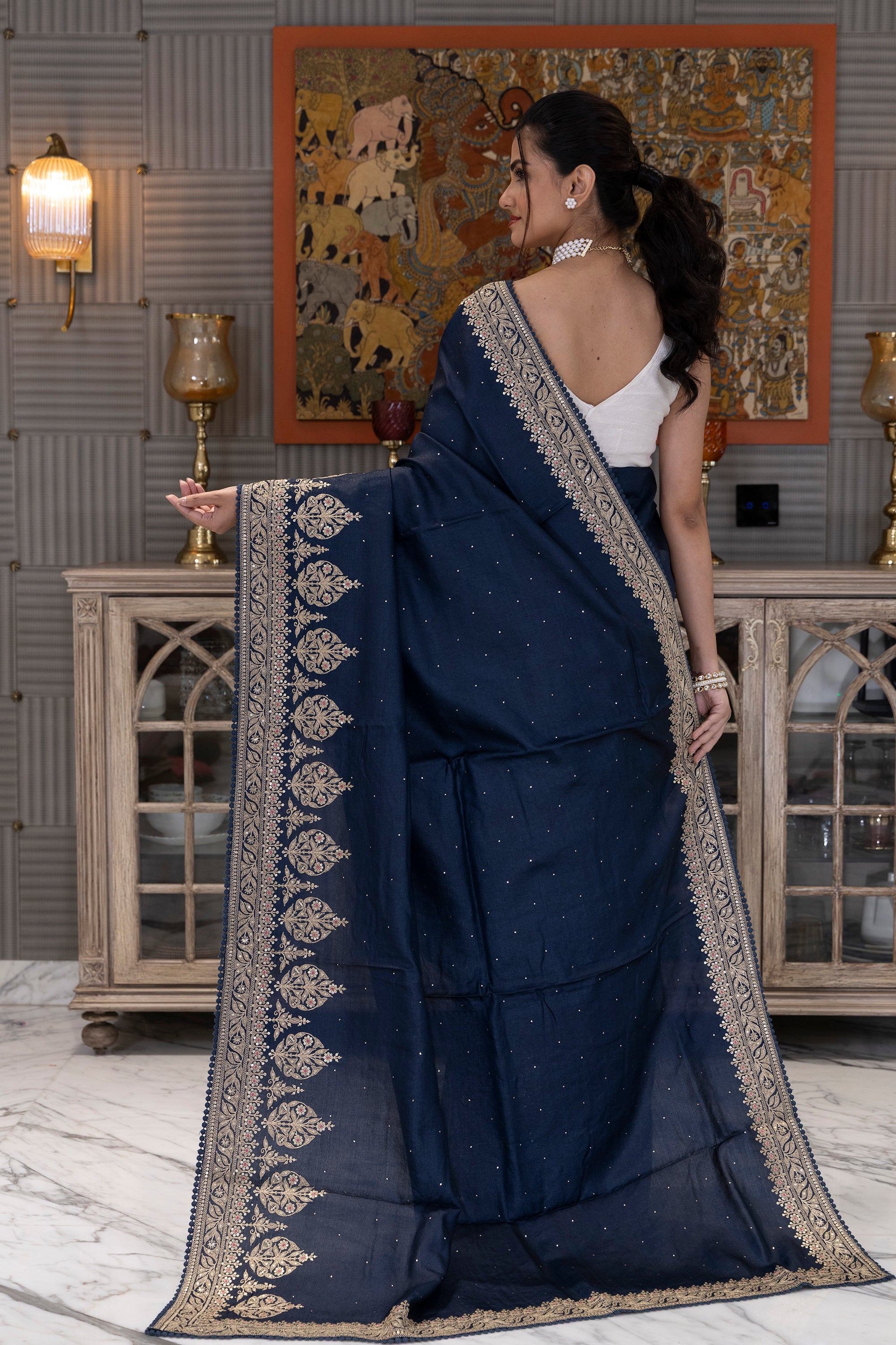 Tussar Mukesh Handwork