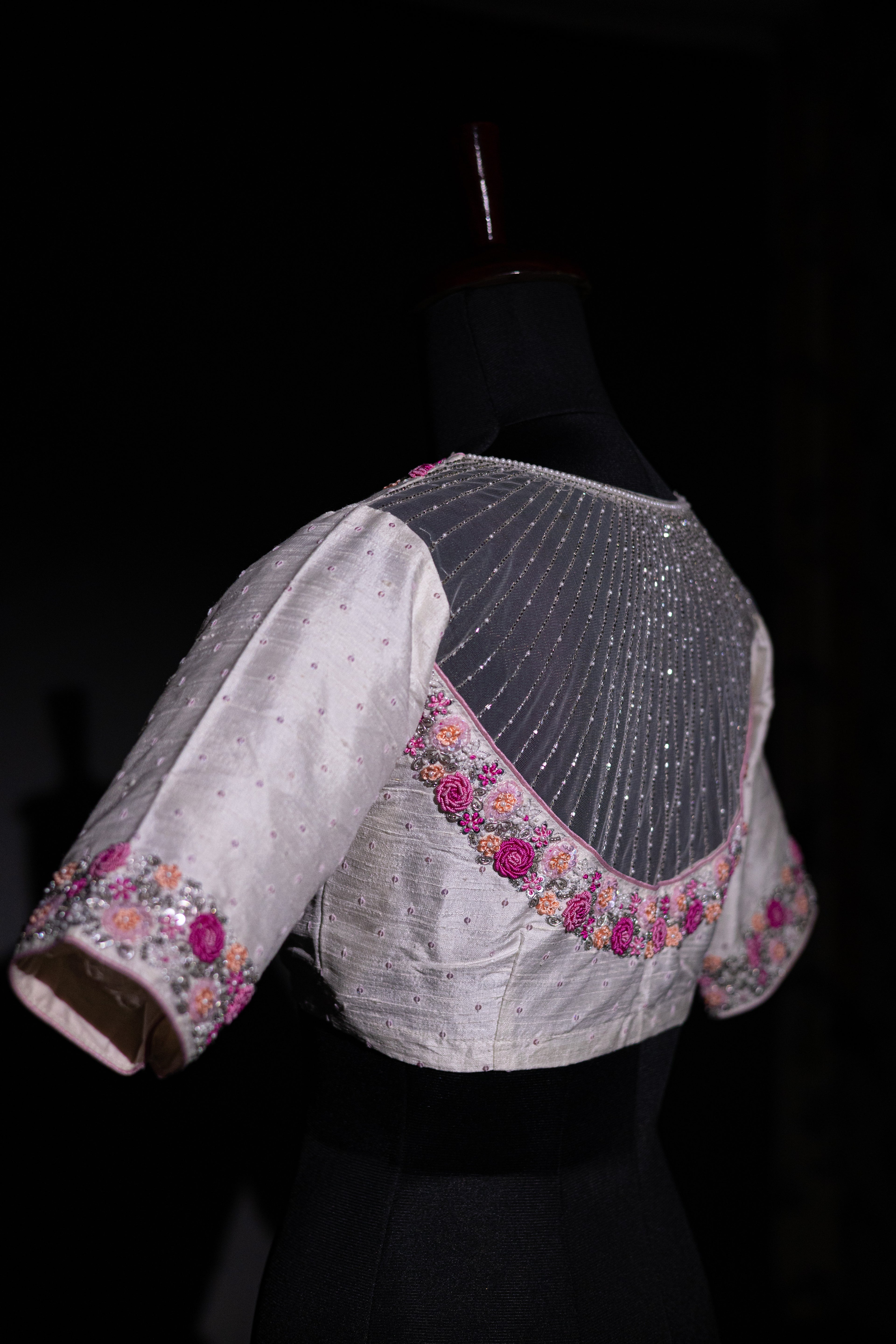 Raw Silk Hand Work