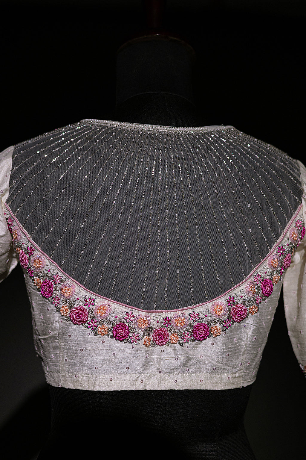 Raw Silk Hand Work