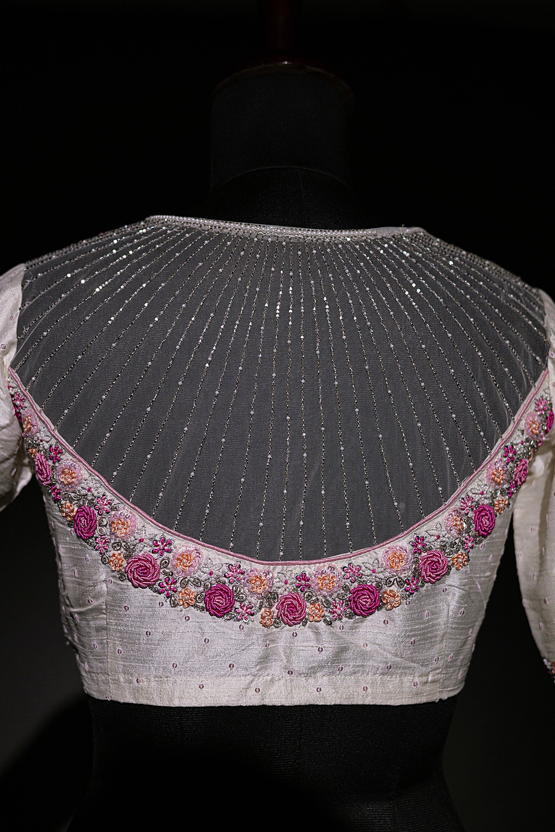 Raw Silk Hand Work