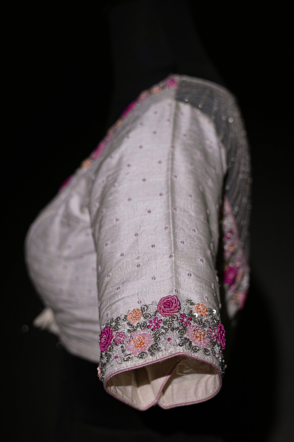 Raw Silk Hand Work