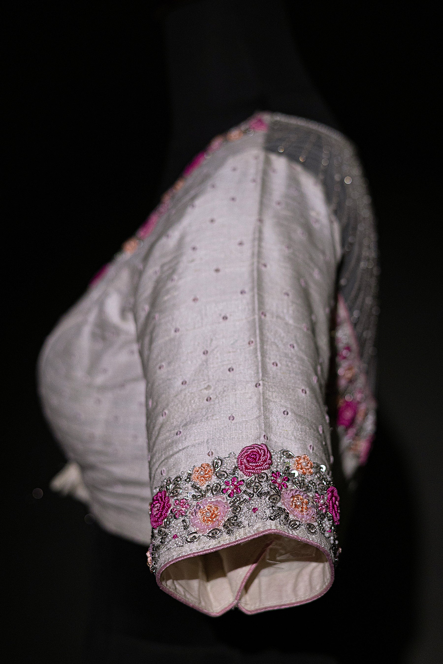 Raw Silk Hand Work