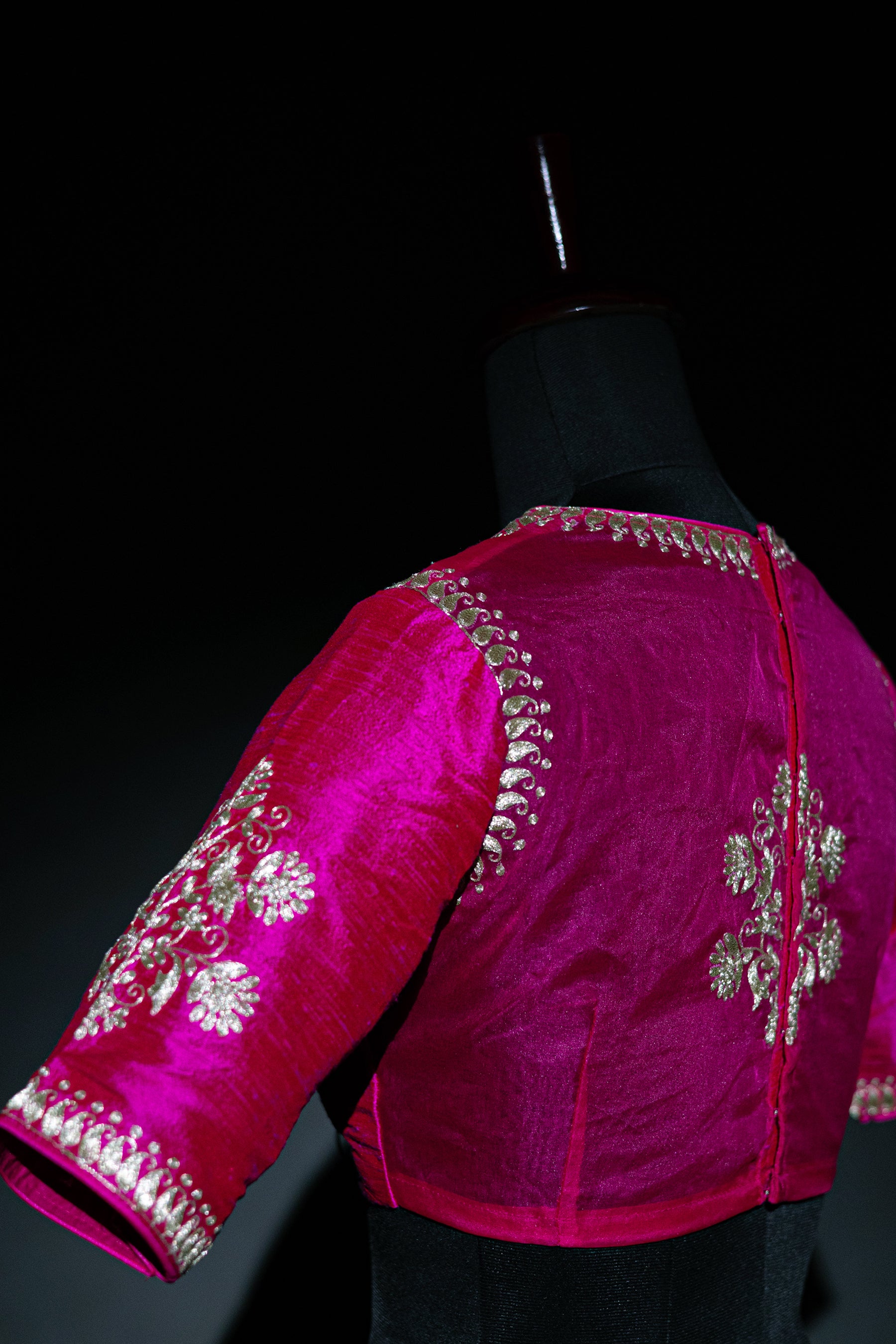 Raw Silk Pitazari Work