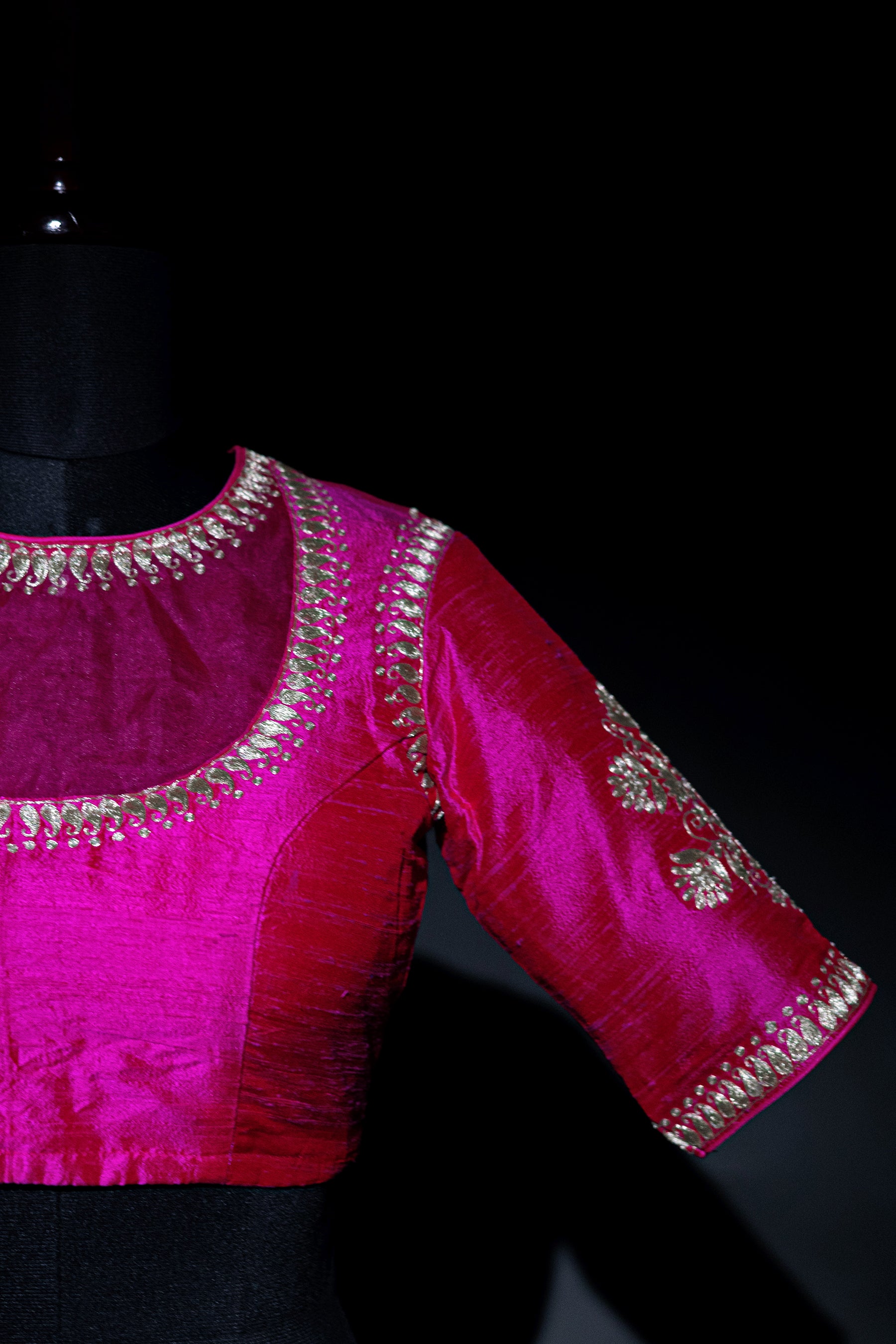 Raw Silk Pitazari Work