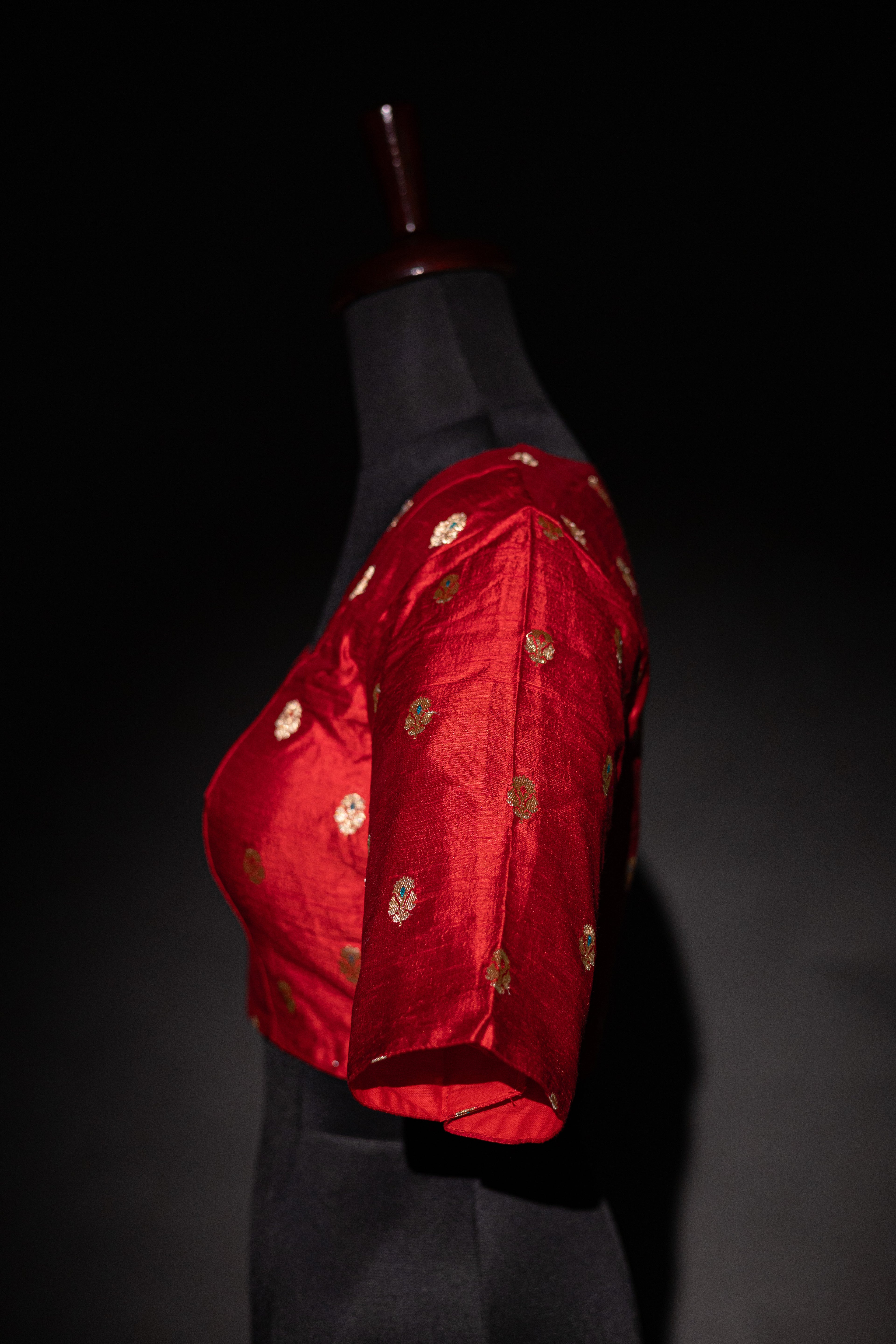 Raw Silk Zardosi Work