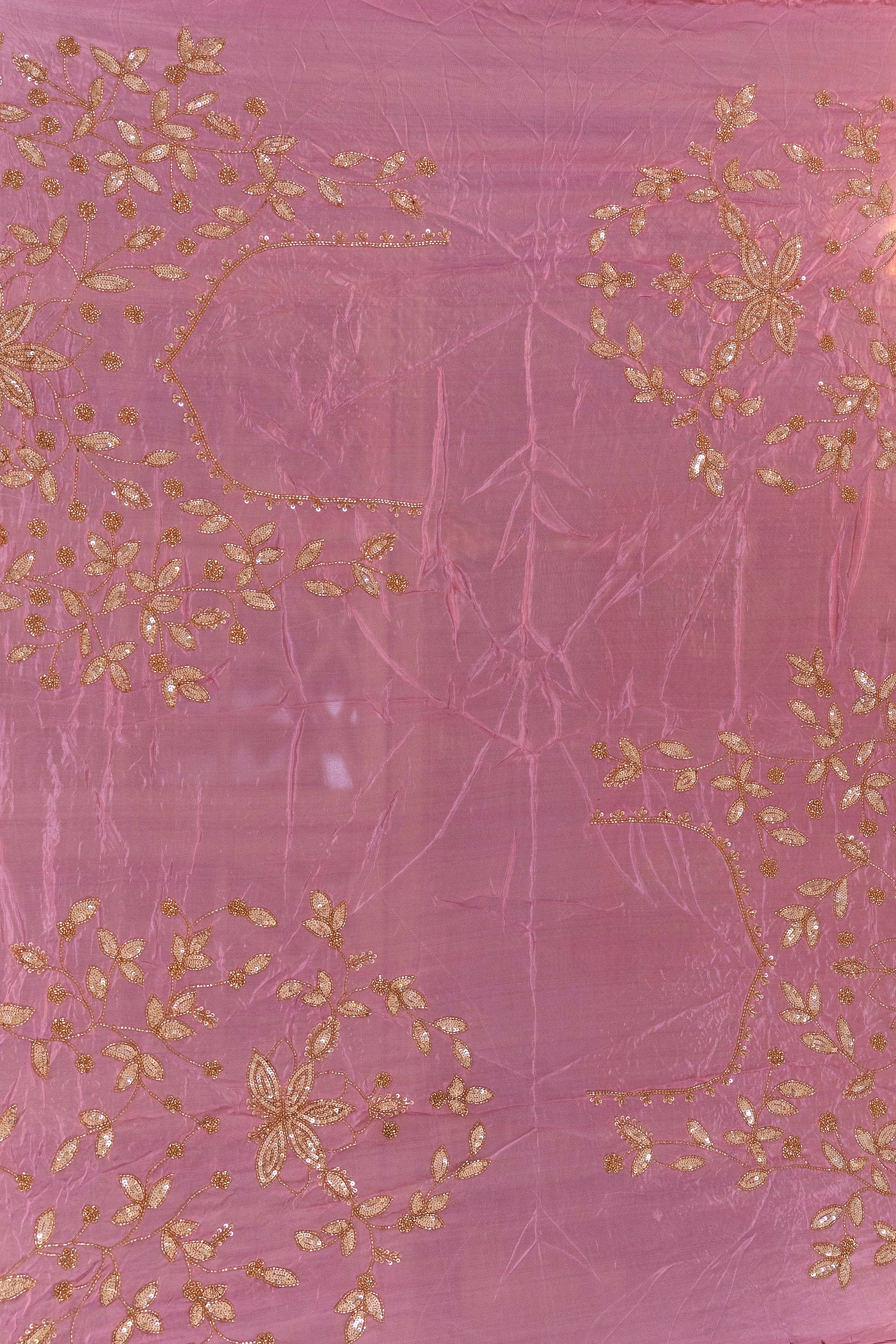 Chiffon Organza Shaded Zardosi Work