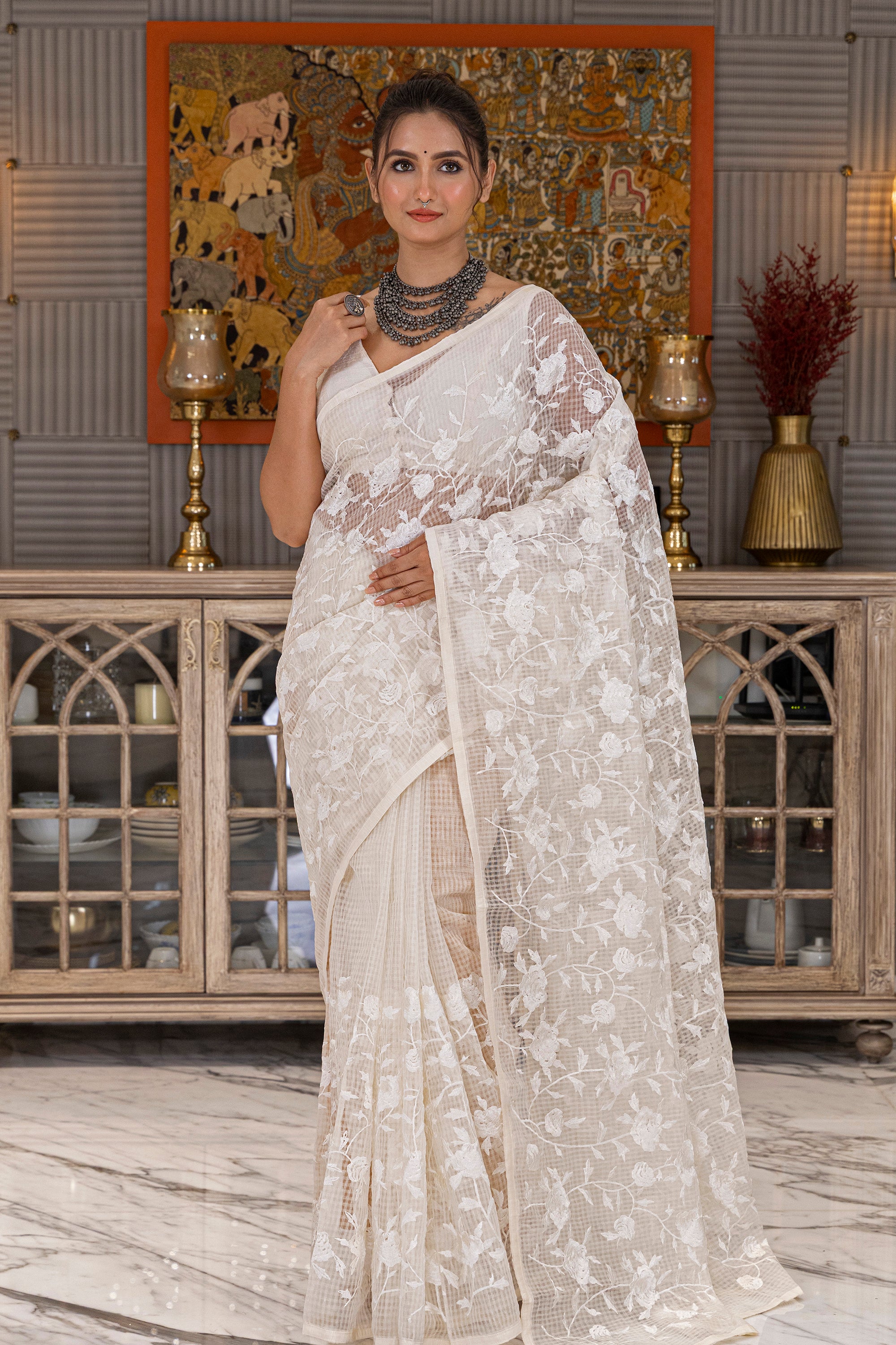 Resham Check Parsi Work(No Bp)