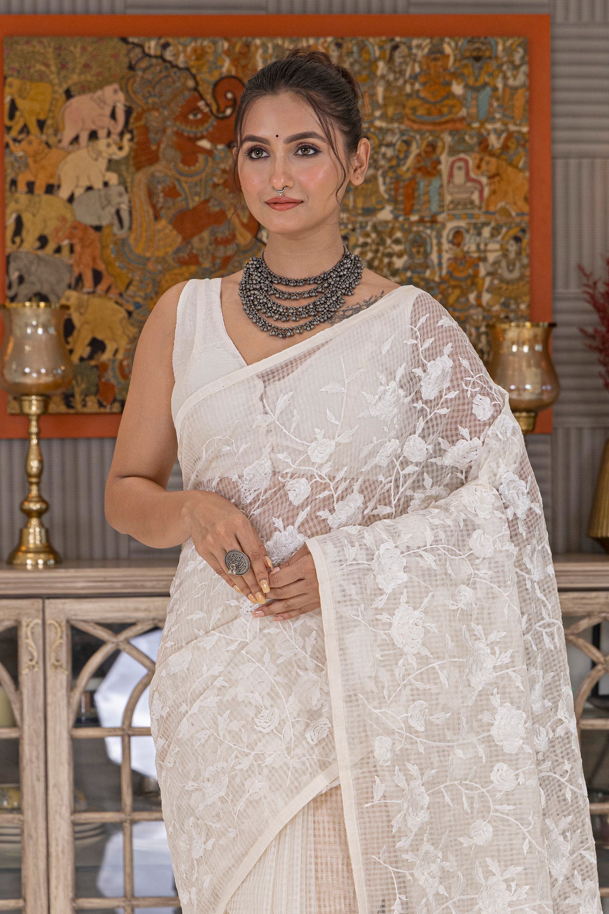 Resham Check Parsi Work(No Bp)