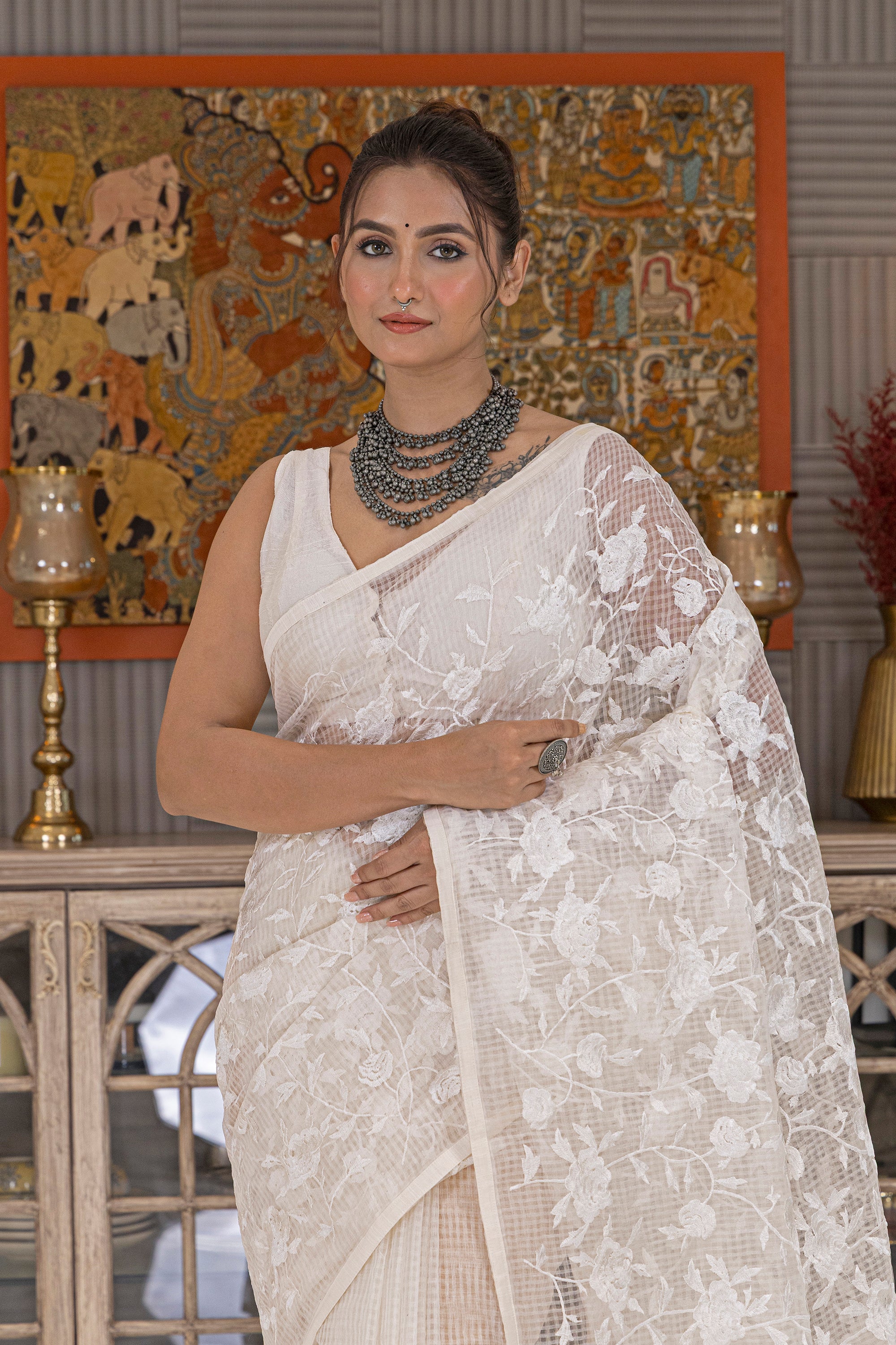 Resham Check Parsi Work(No Bp)