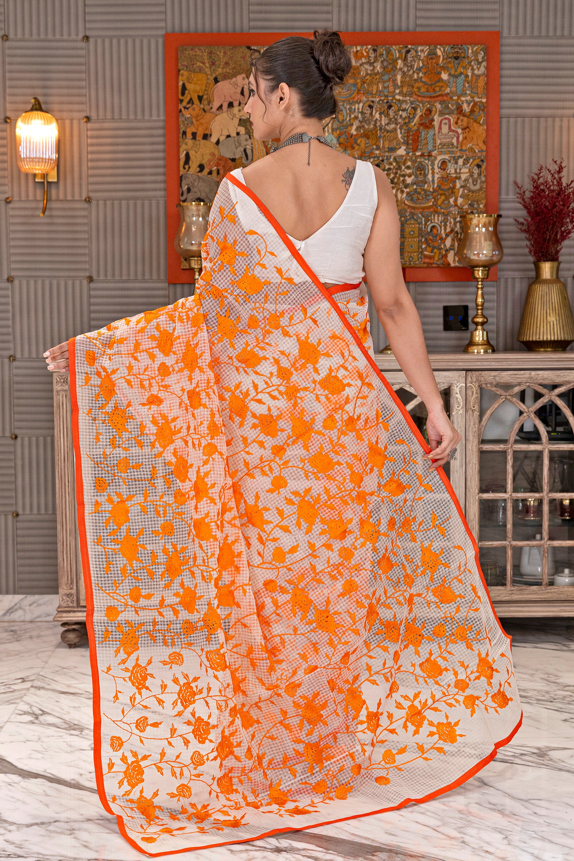 Resham Check Parsi Work(No Bp)