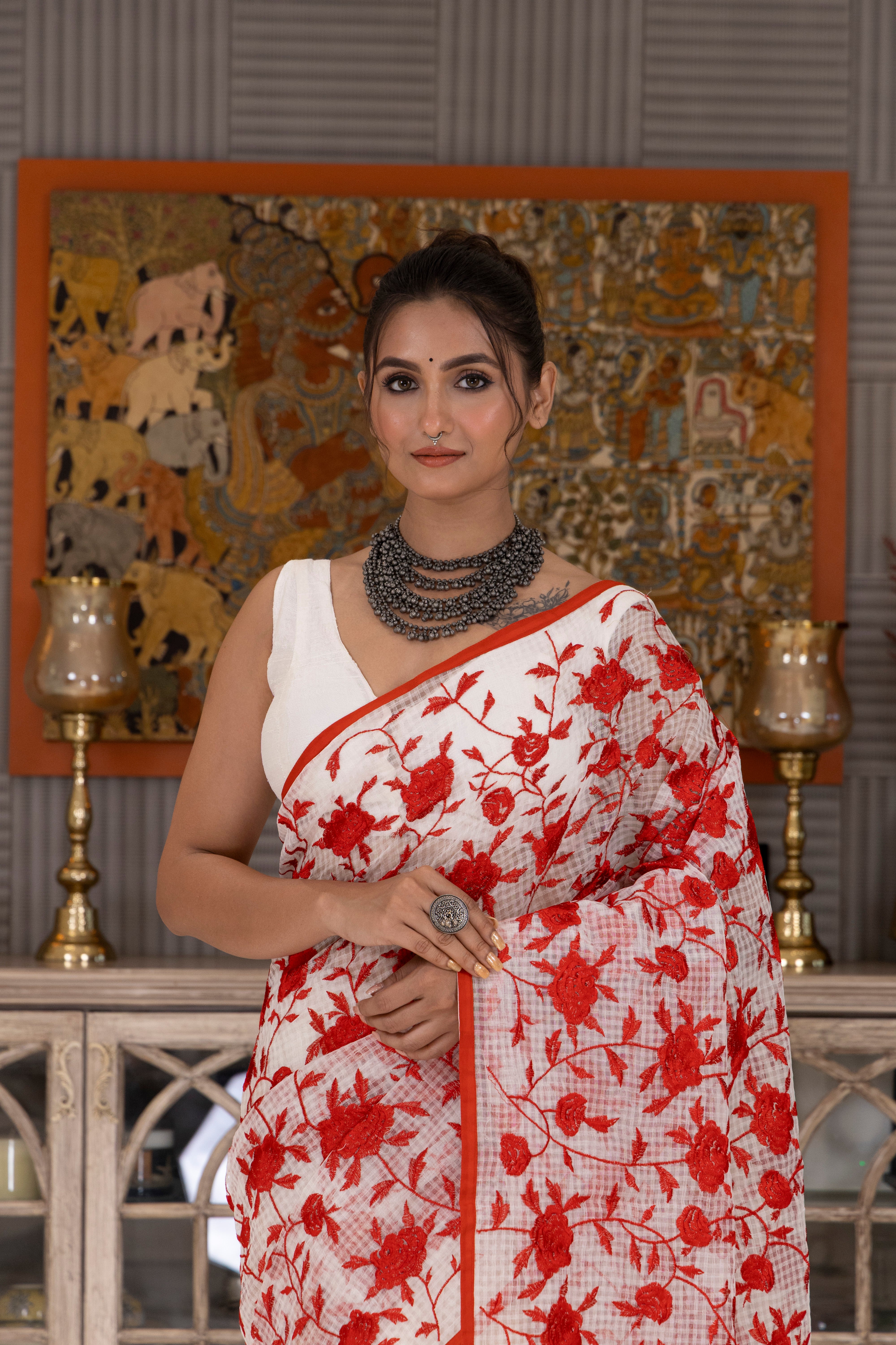 Resham Check Parsi Work(No Bp)