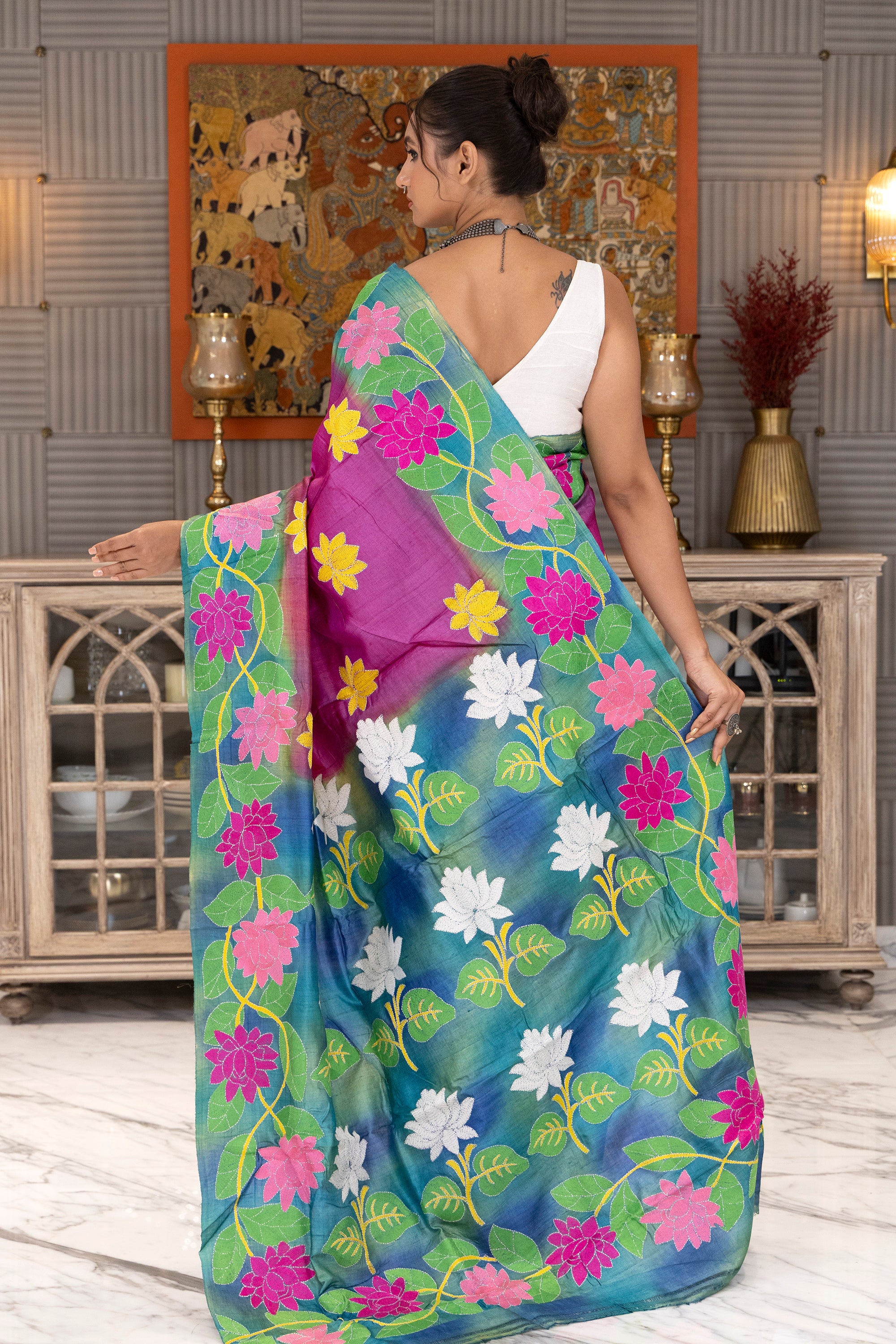 Tussar Hand Kantha