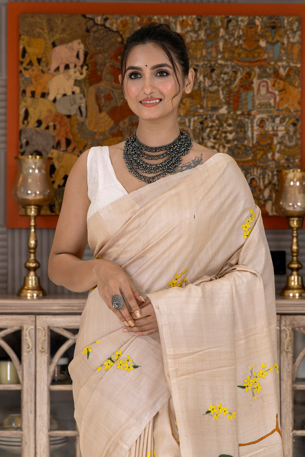 Tussar Hand Kantha