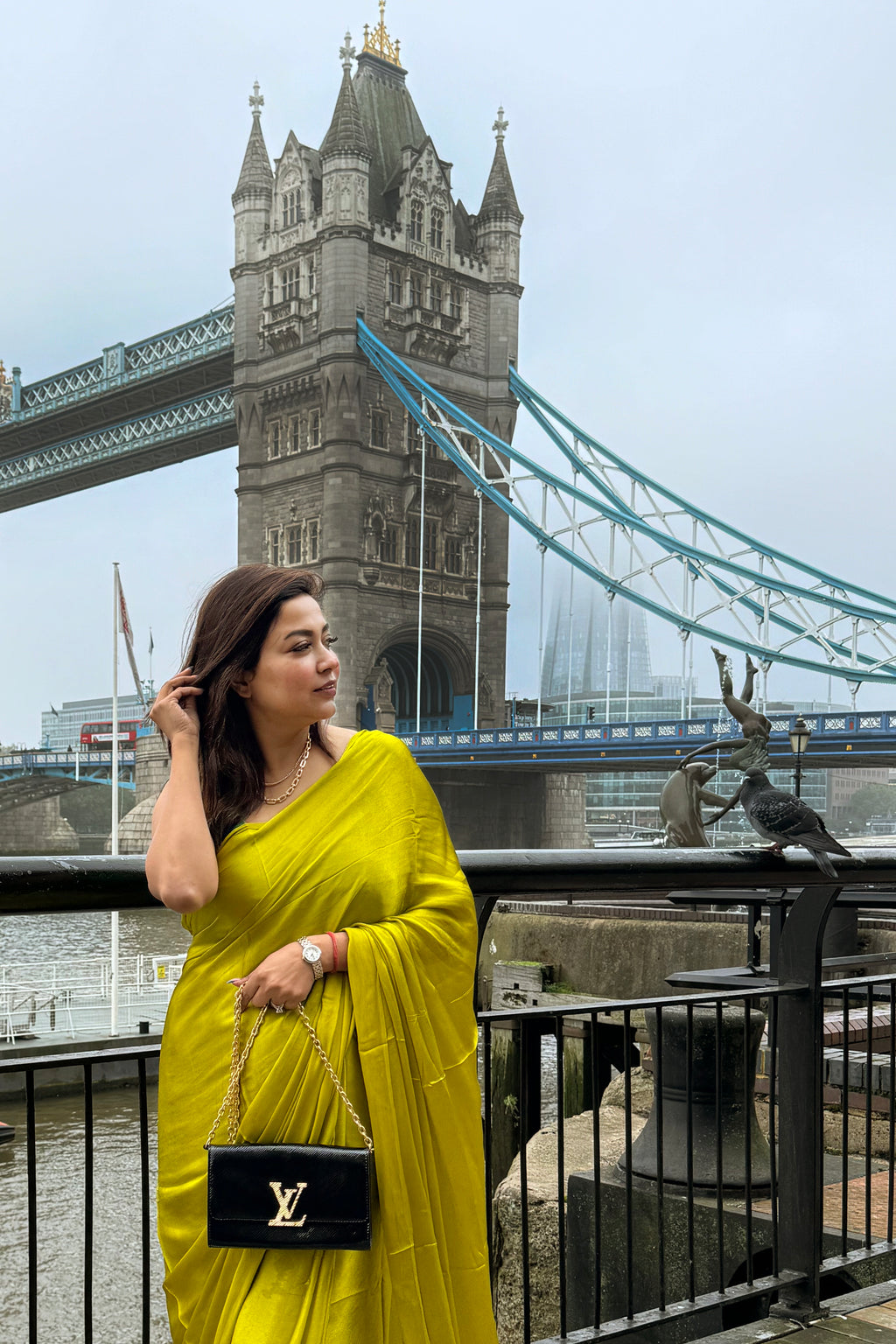 Crepe Satin Saree