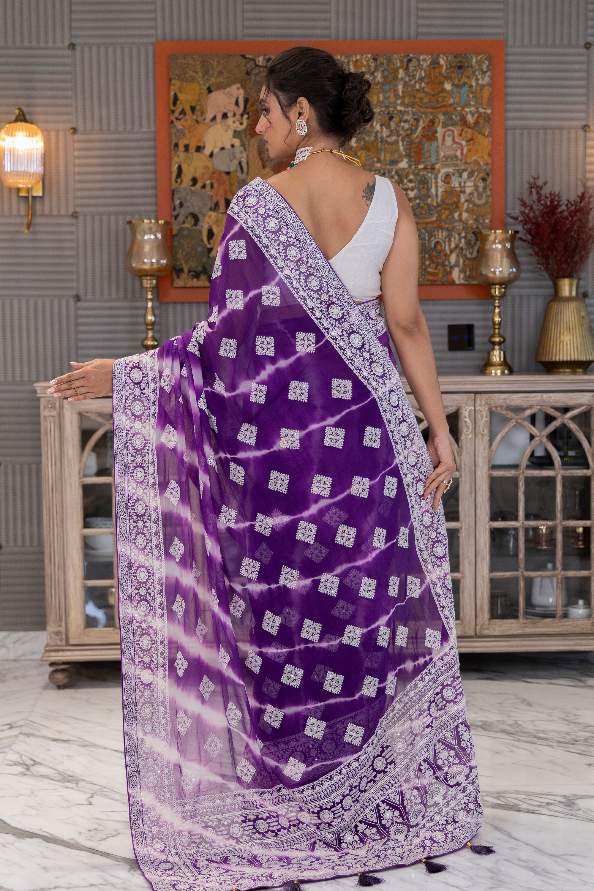 Chiffon Chikankari