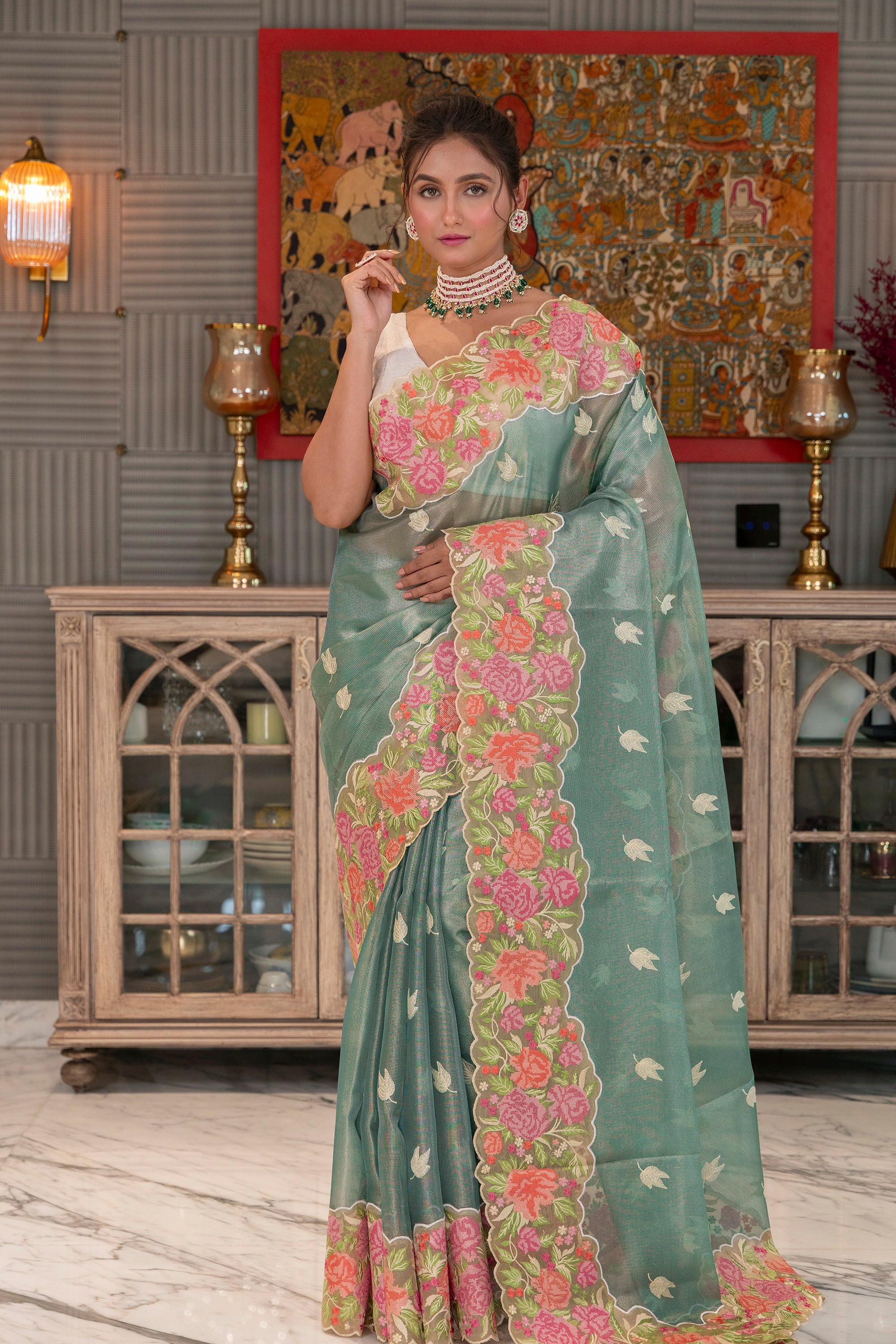 Semi Tissue Embroidery