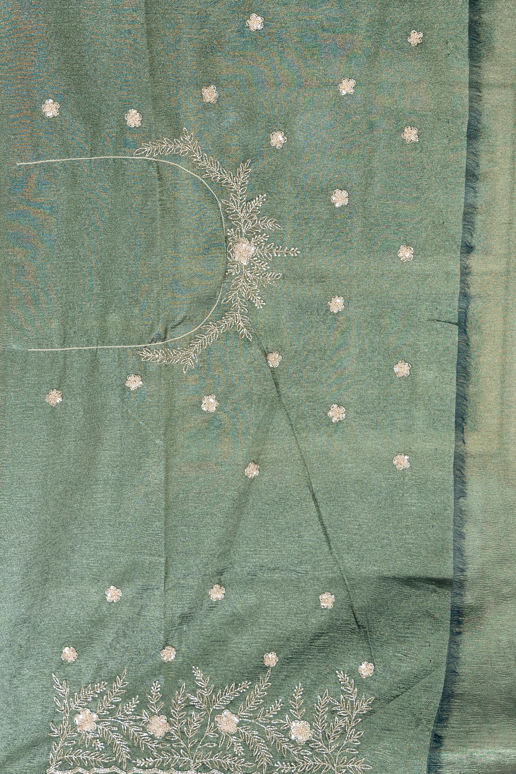 Crush Tissue Zardosi Work