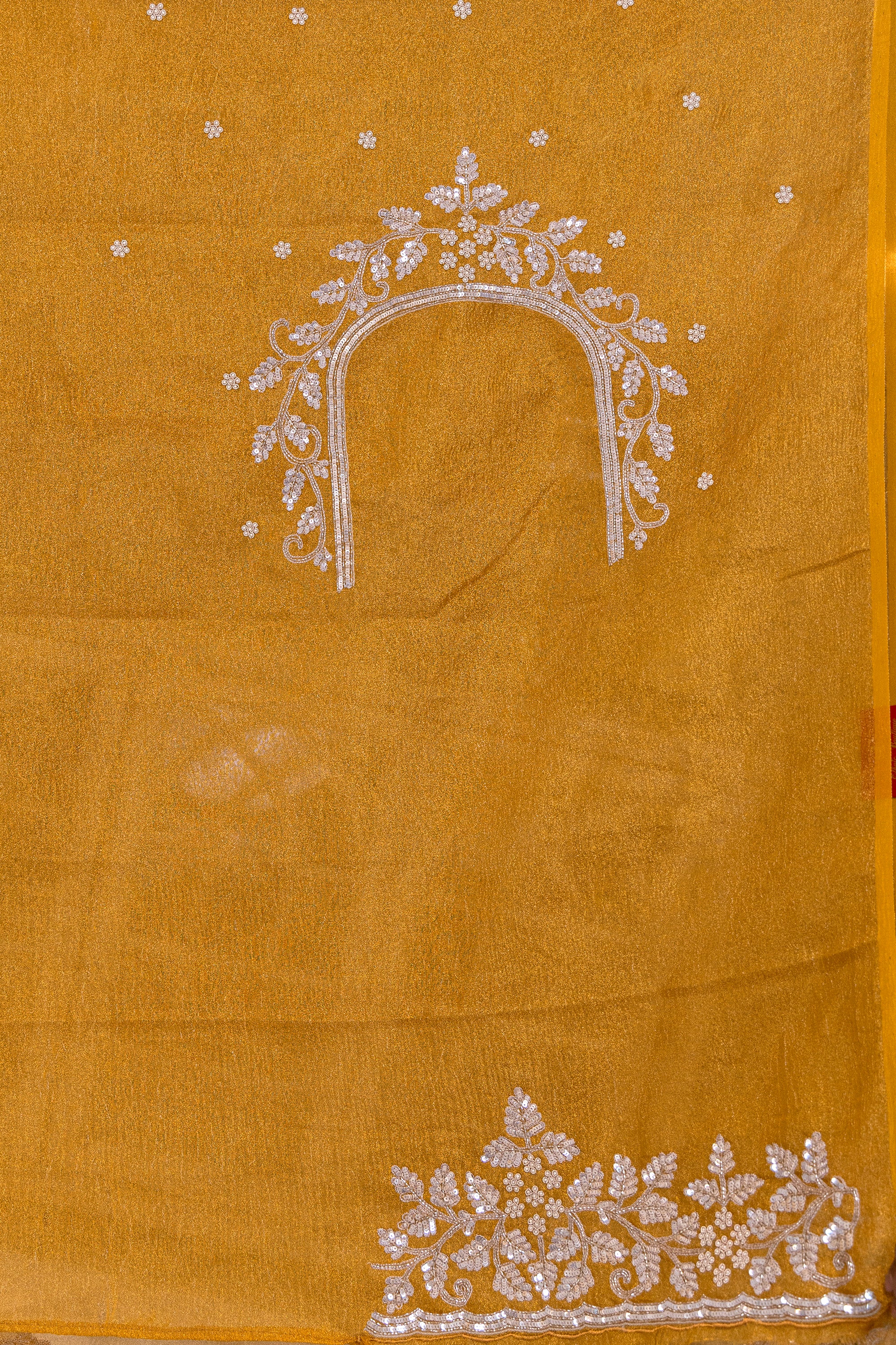 Crush Tissue Zardosi Work