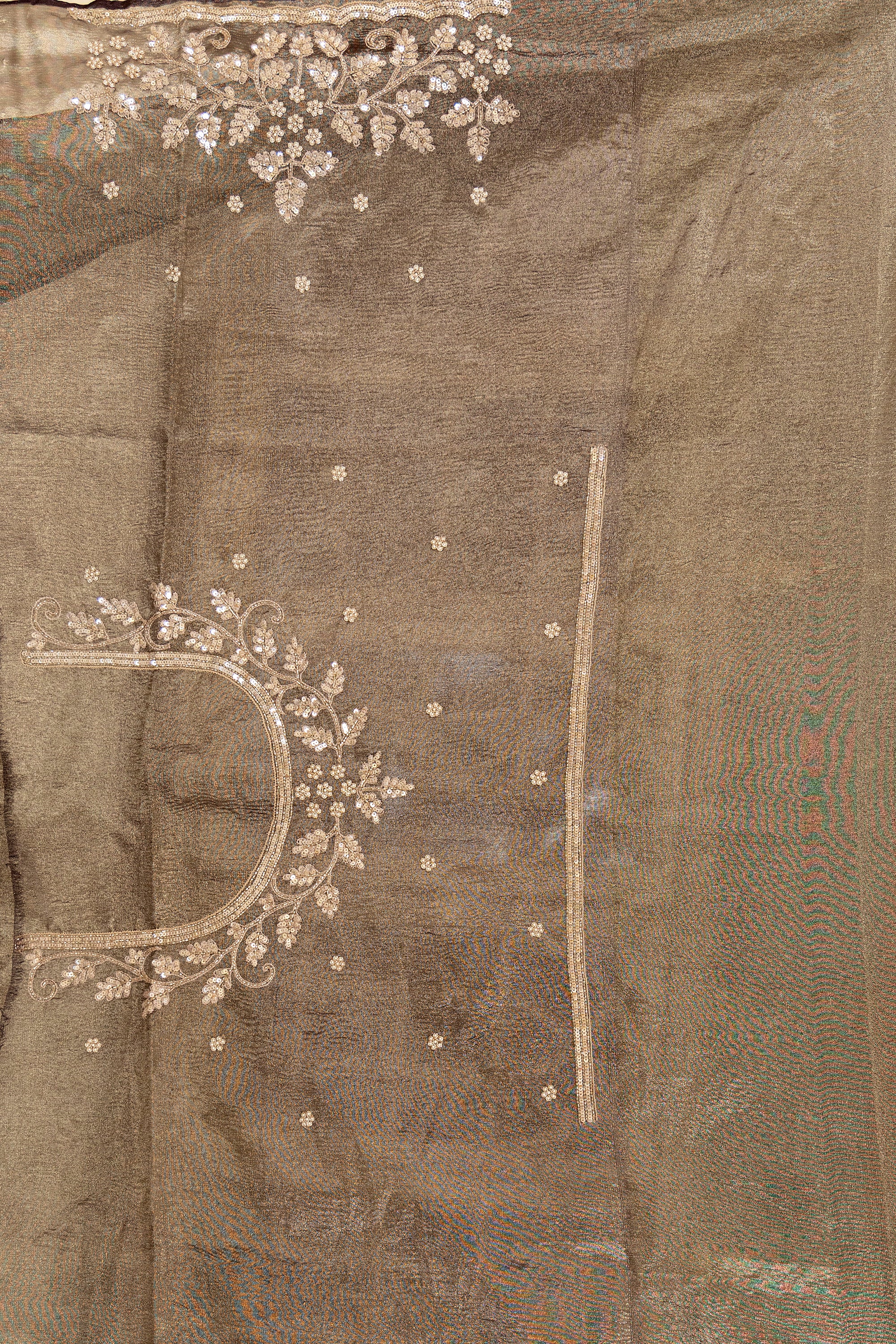 Crush Tissue Zardosi Work