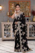 Exclusive Georgette Zari Work