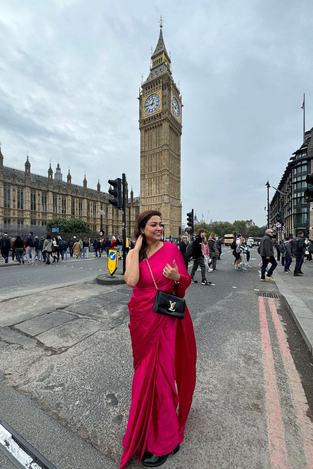 Crepe Satin Saree
