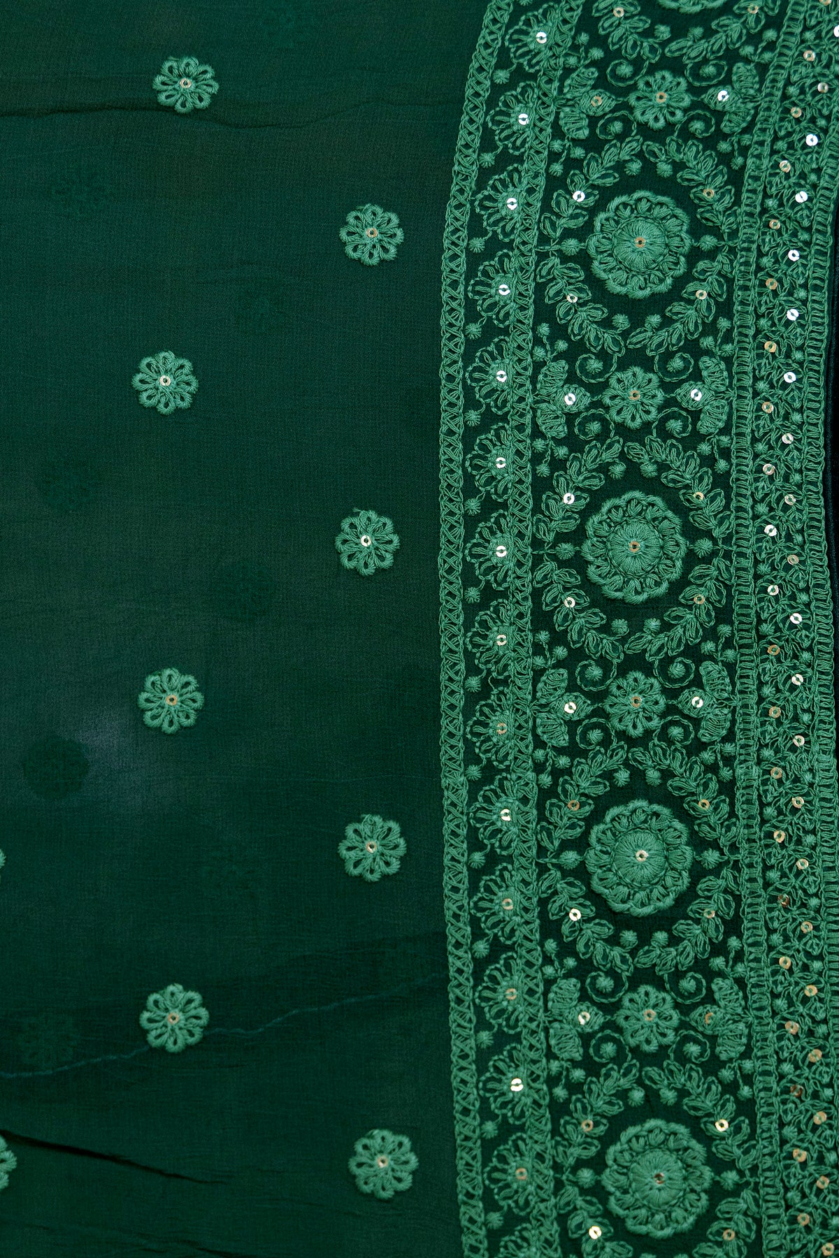 Shaded Chikankari