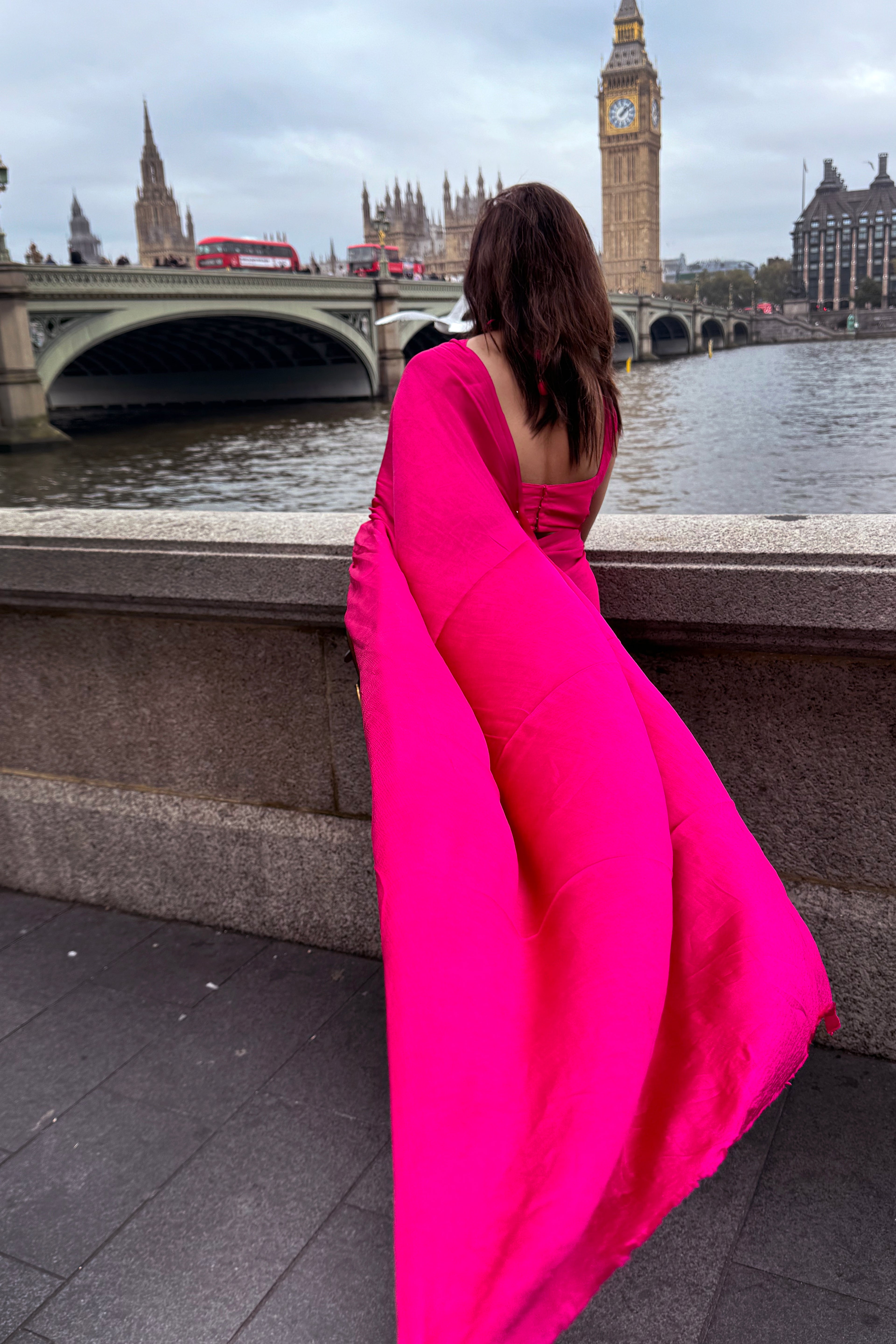 Crepe Satin Saree