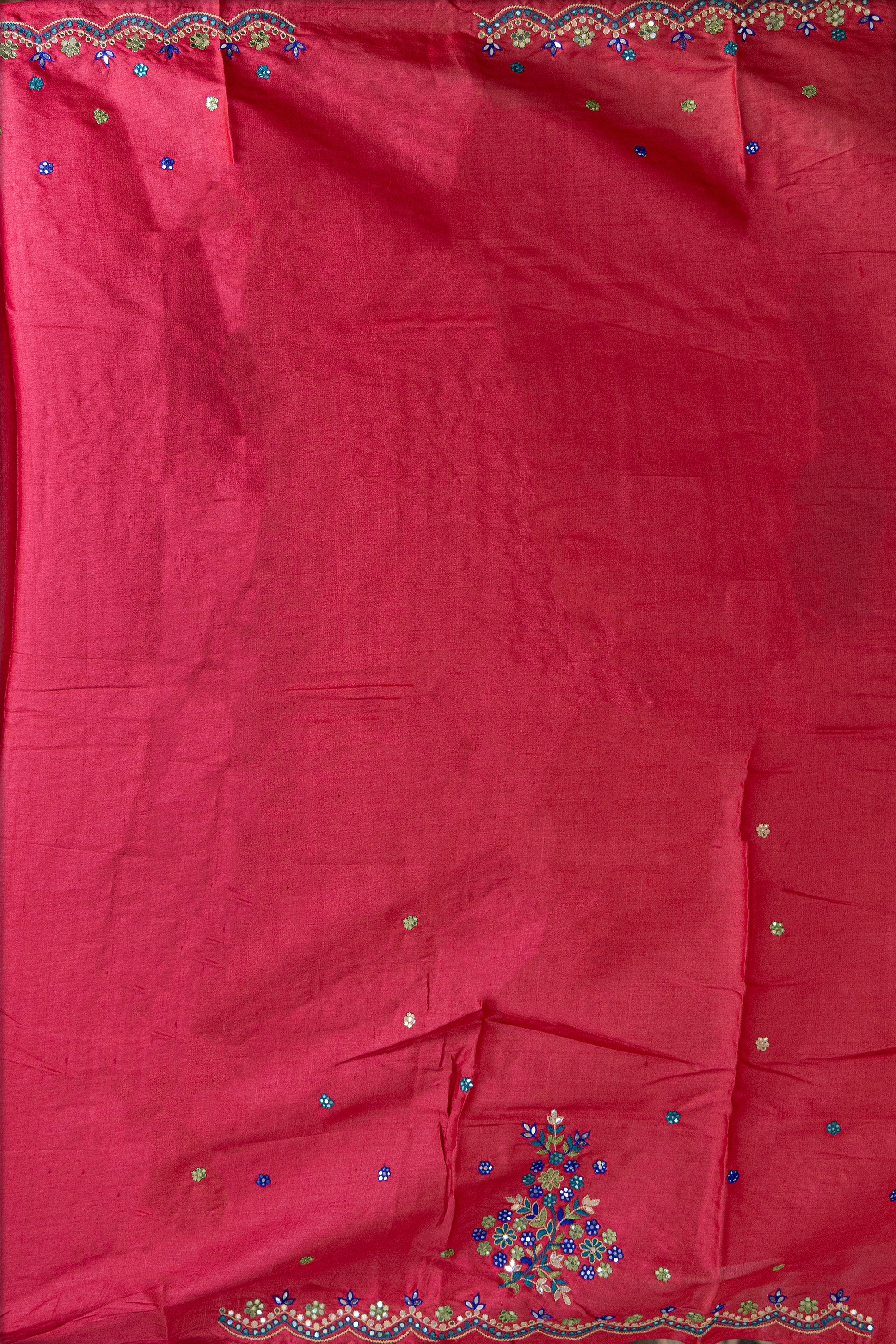 Tussar Shaded Handwork