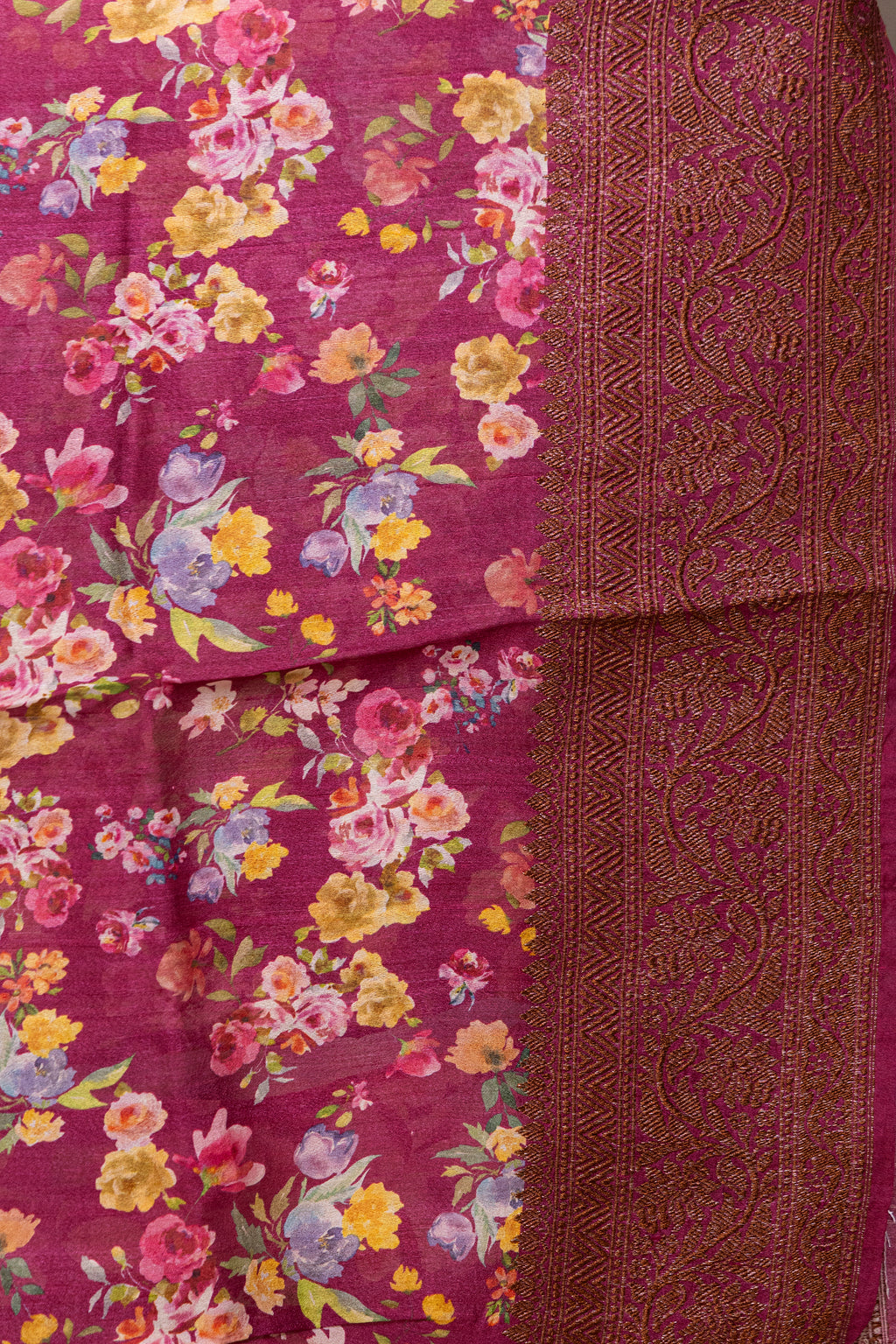 Tussar Digital Banarasi