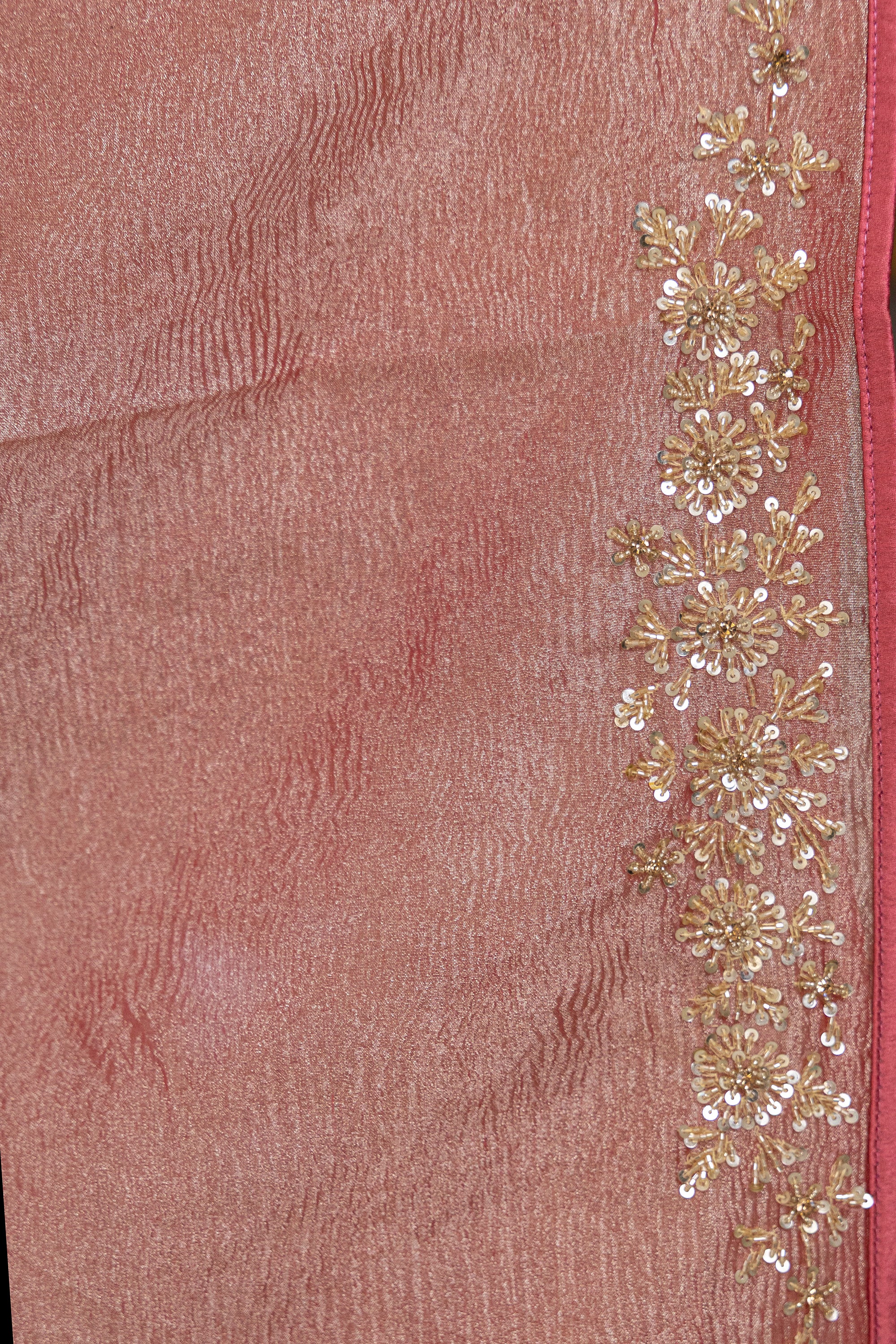 Crush Tissue Zardosi Work