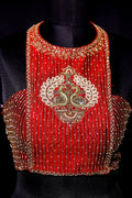 Raw Silk Zardosi Work