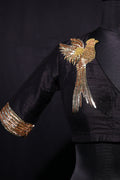 Raw Silk Zardosi Work