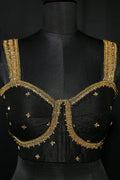 Raw Silk Sleeveless Blouse