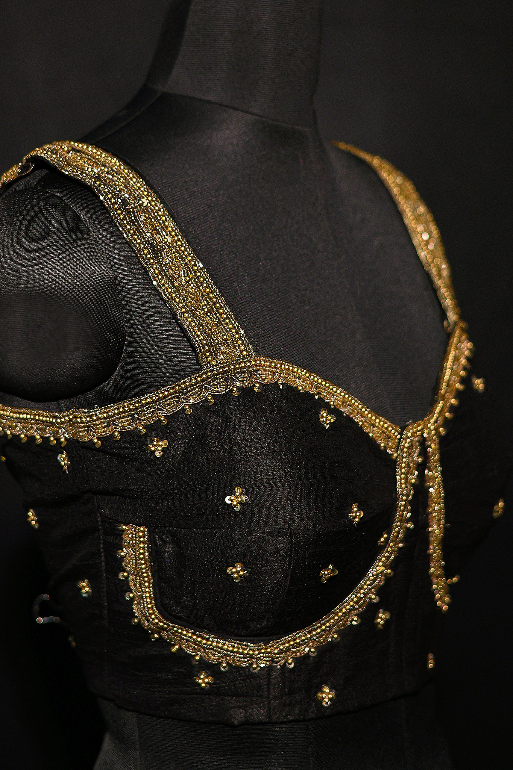 Raw Silk Sleeveless Blouse