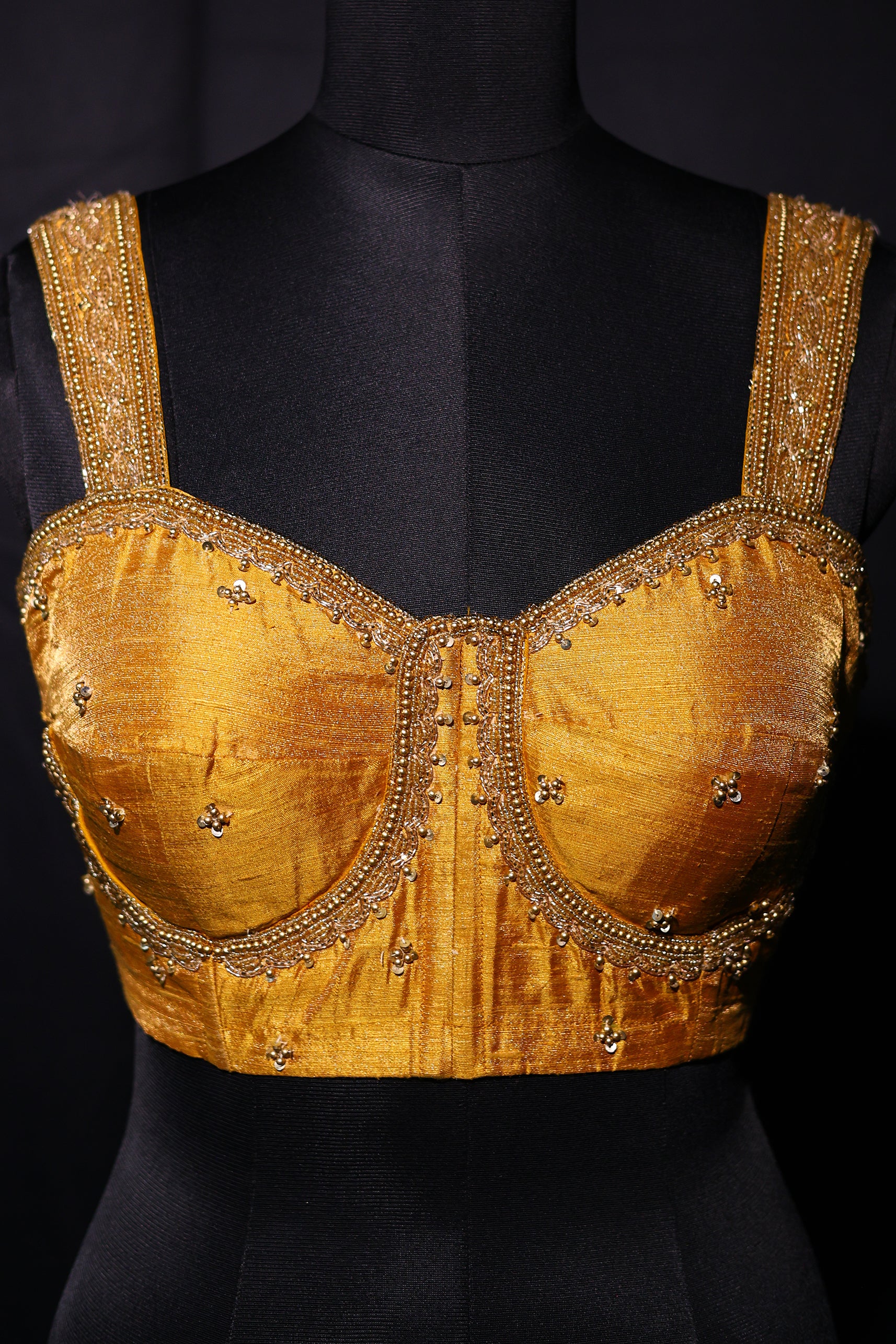 Raw Silk Sleeveless Blouse