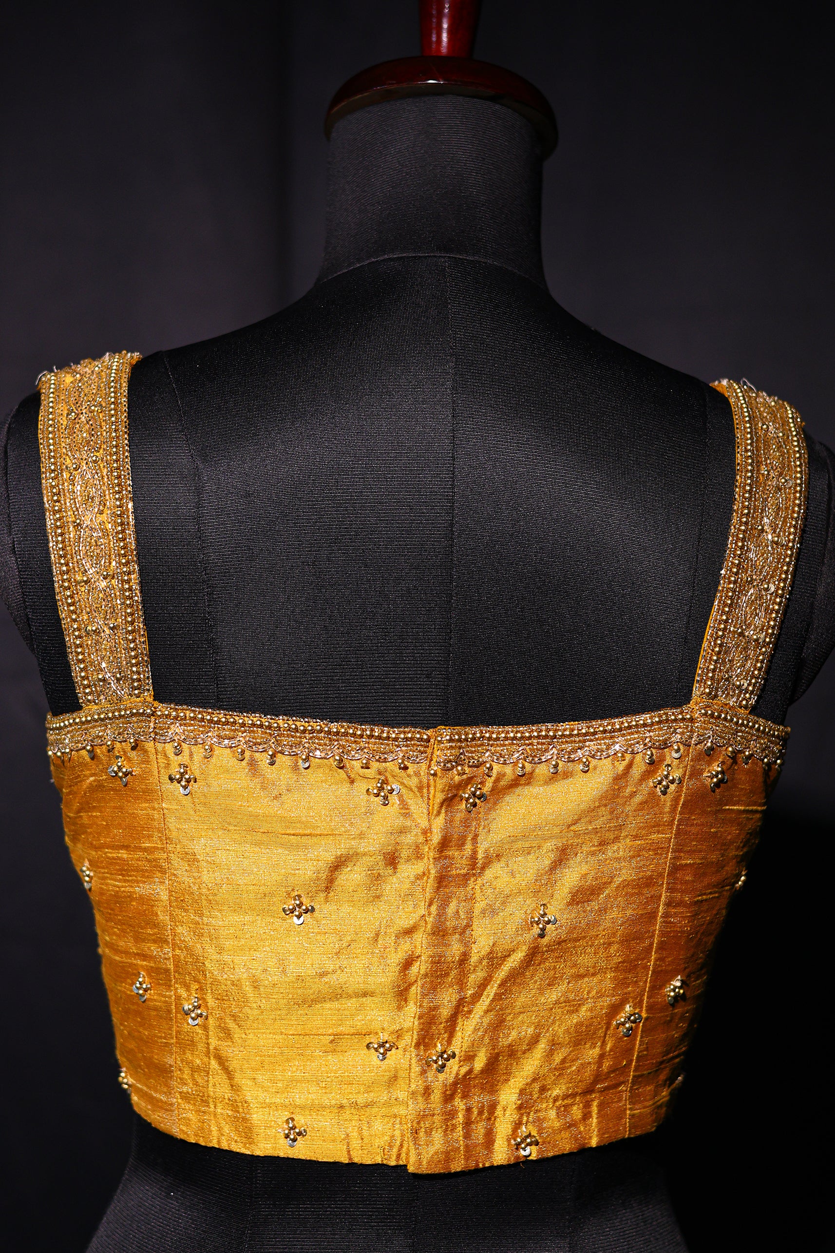 Raw Silk Sleeveless Blouse