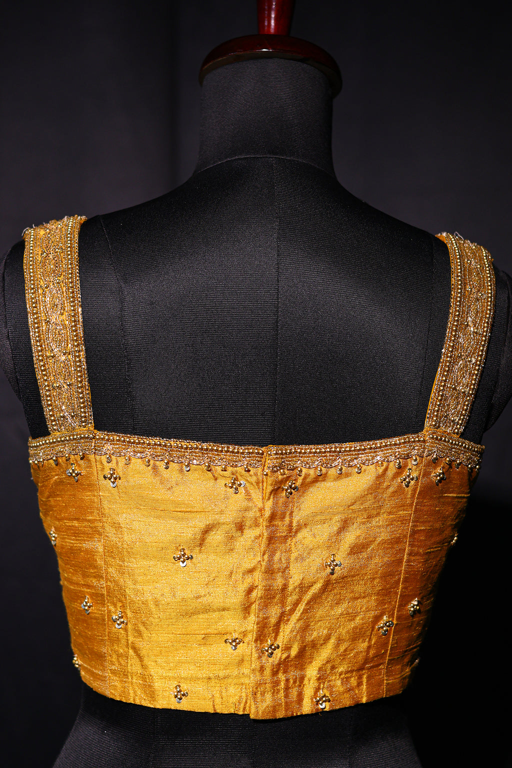 Raw Silk Sleeveless Blouse